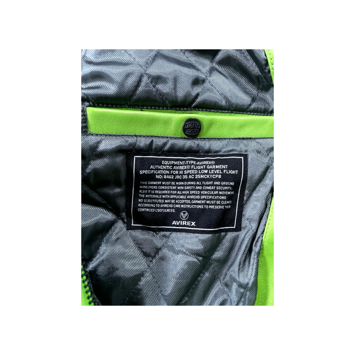 Avirex All-Star Varsity Forest Green Jacket