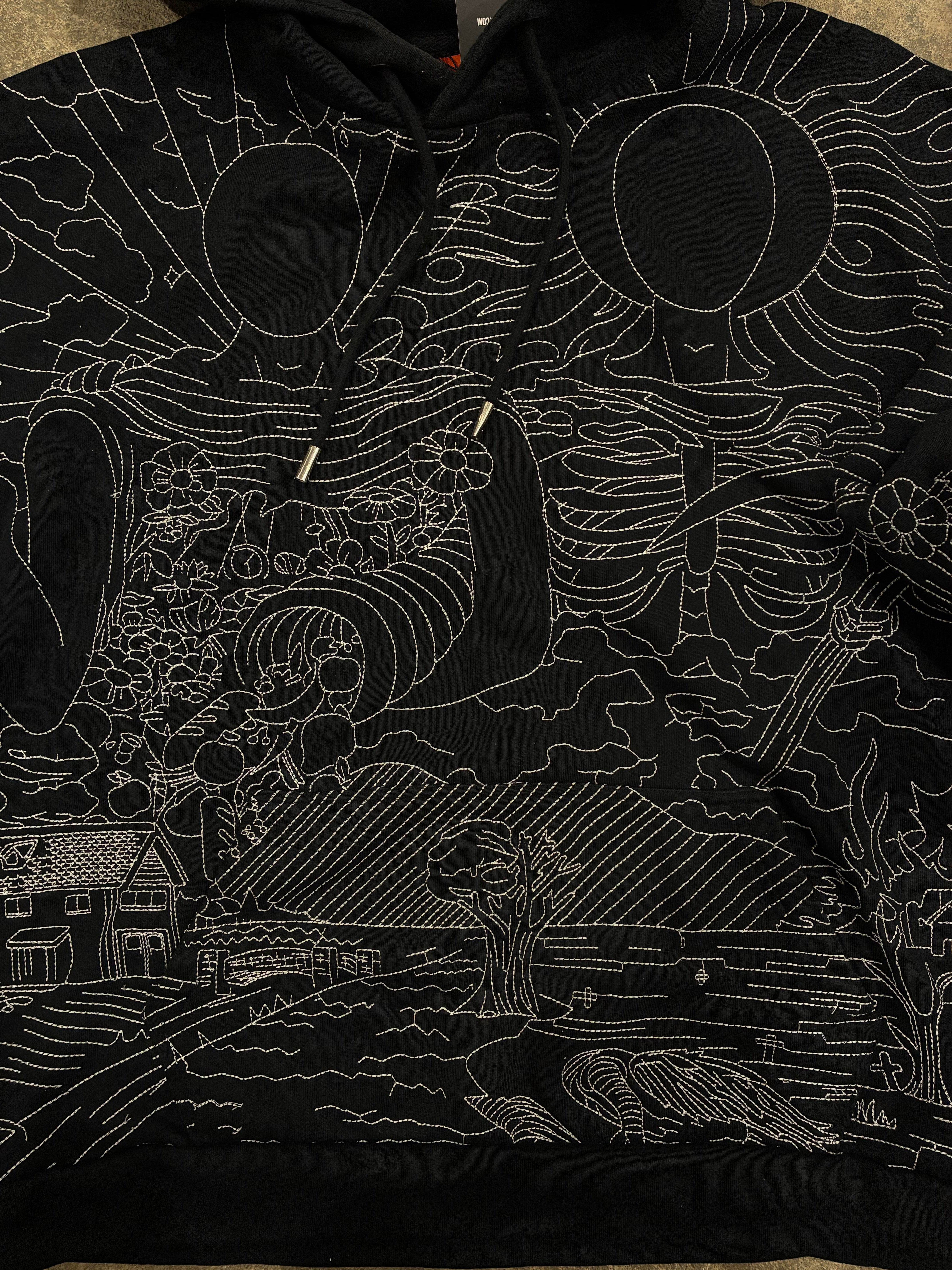 Who Decides War 'Duality Embroidered' Black Hoodie