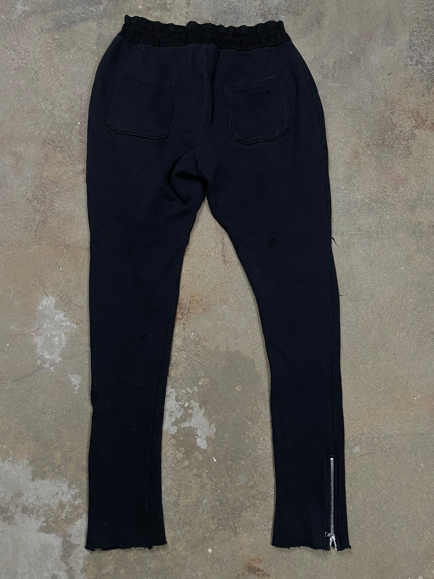 Amiri Sweats Black Distressed Used XL