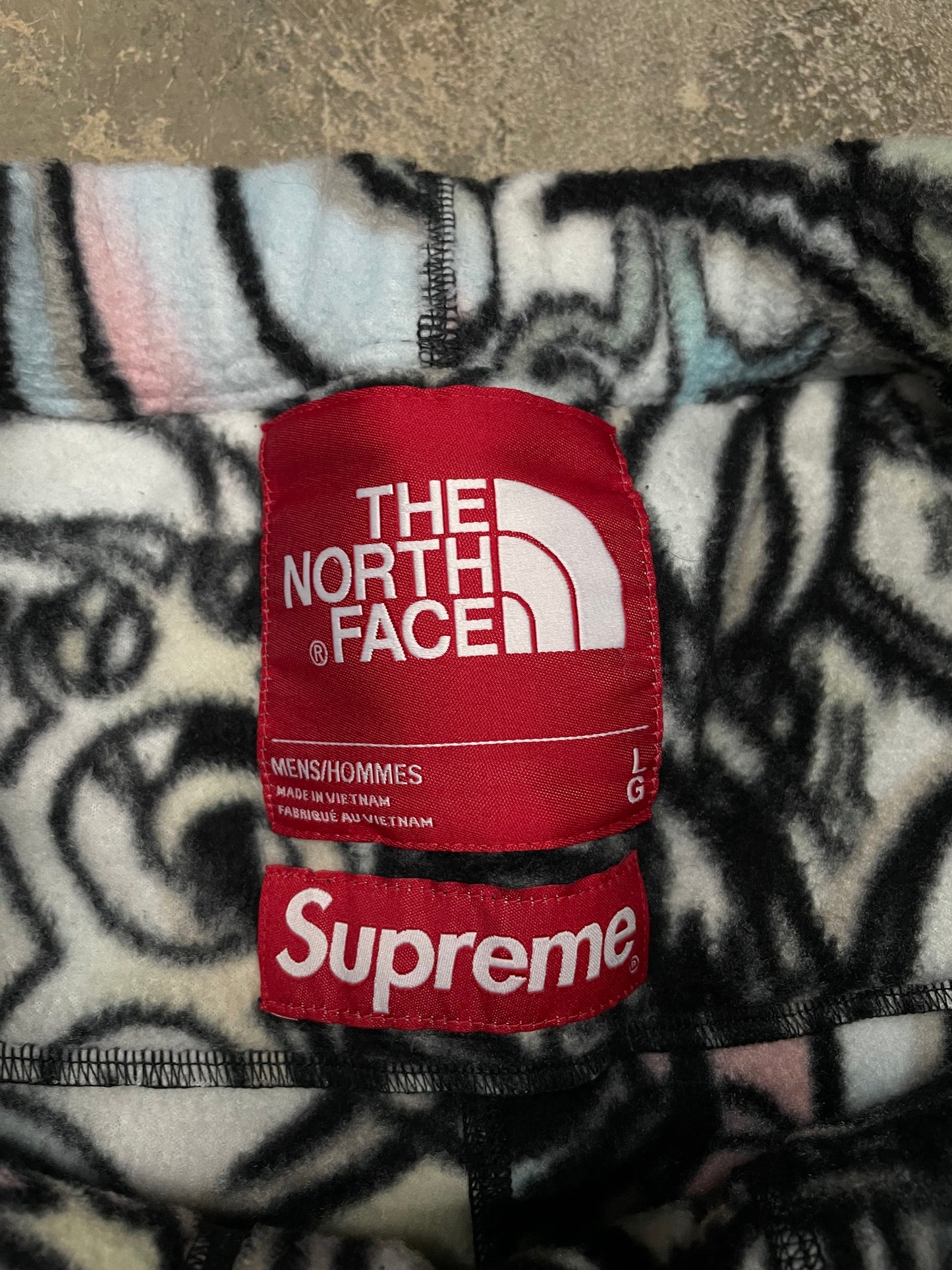 Supreme North Face Fleece Pants Multi Used Large With Tags (Sample)