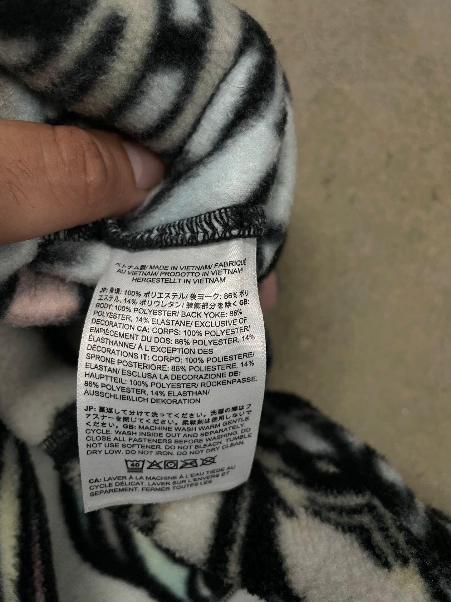 Supreme North Face Fleece Pants Multi Used Large With Tags (Sample)