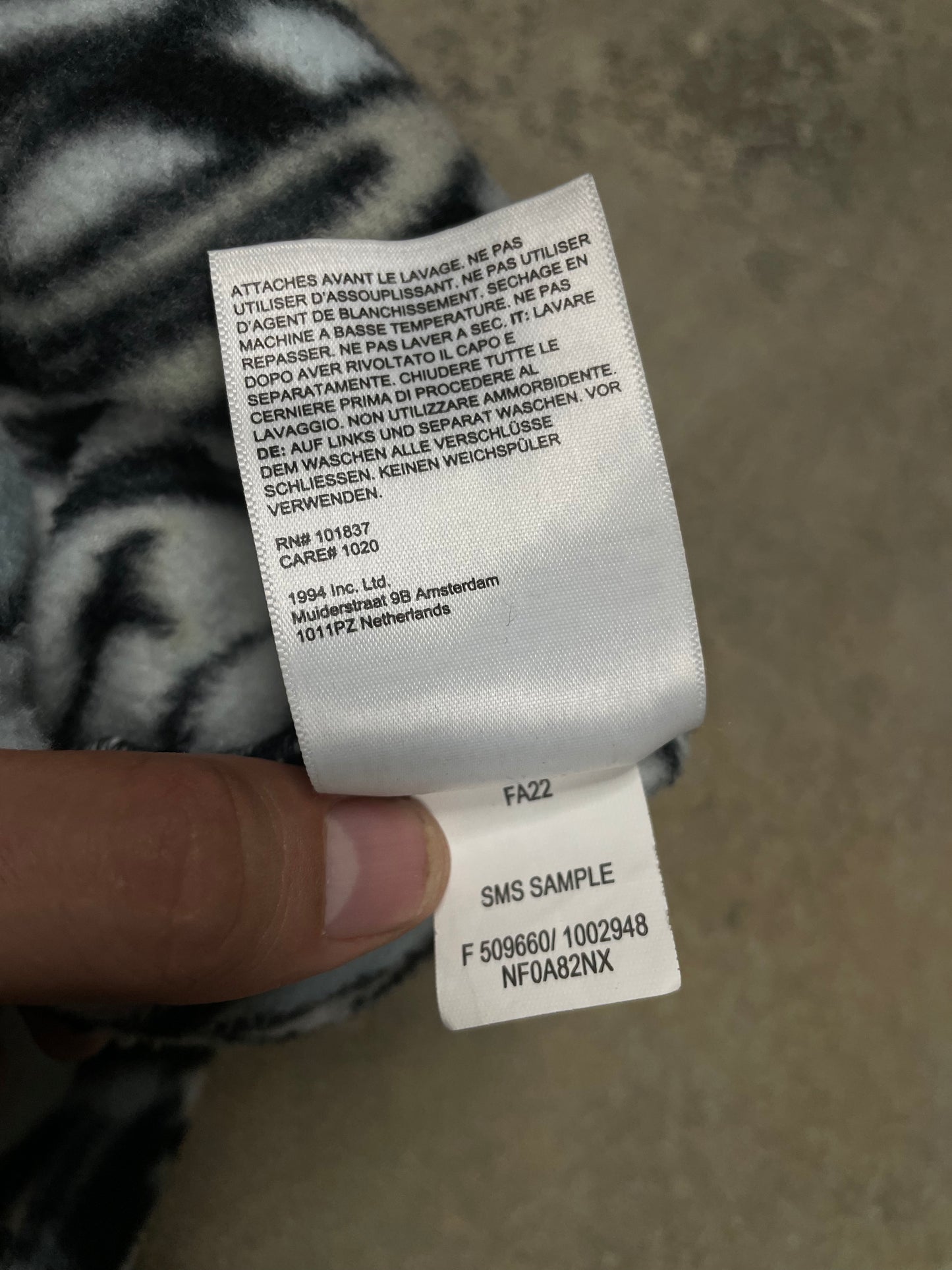 Supreme North Face Fleece Pants Multi Used Large With Tags (Sample)