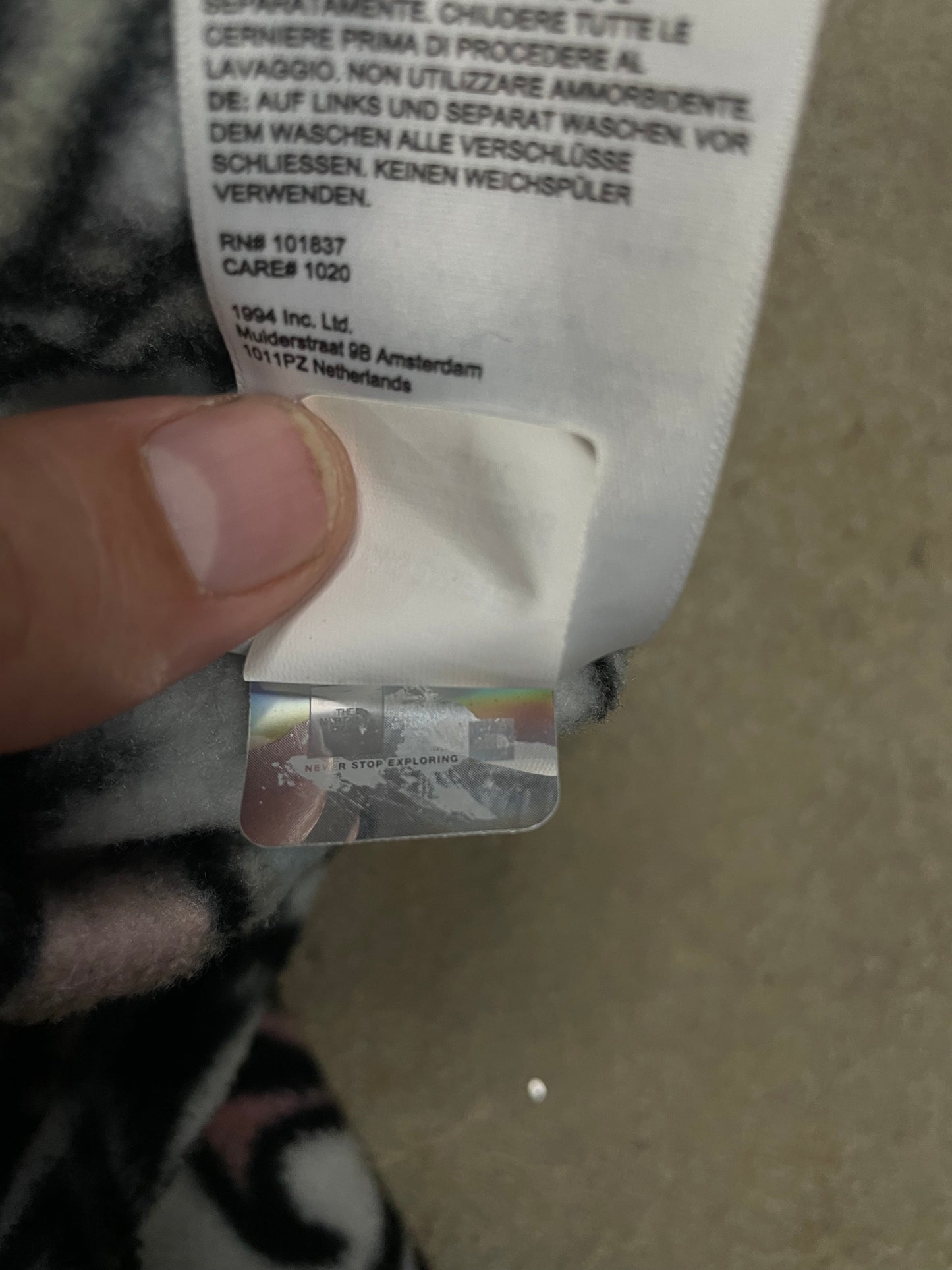 Supreme North Face Fleece Pants Multi Used Large With Tags (Sample)