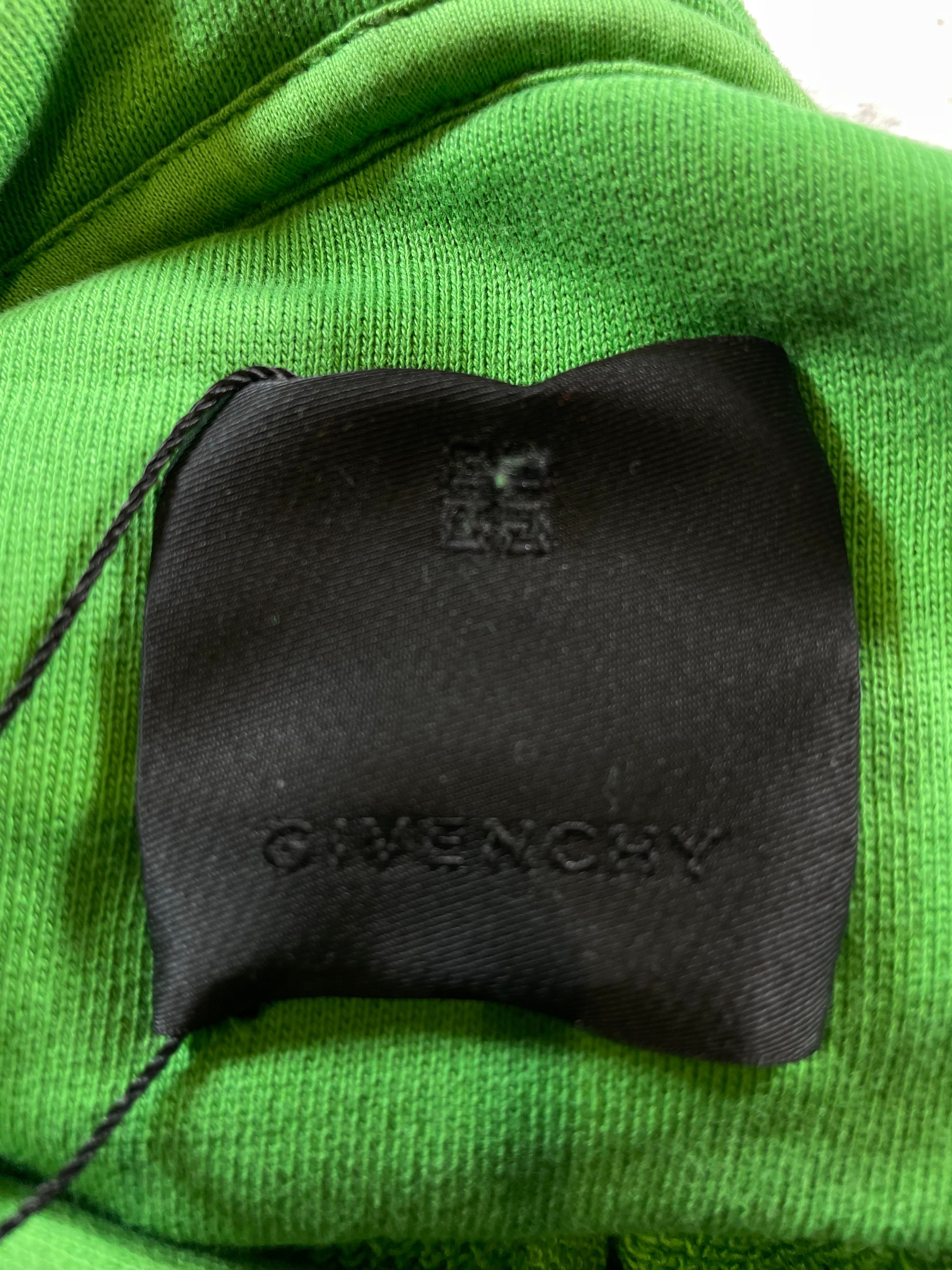 Givenchy Embroidered Green Hoodie