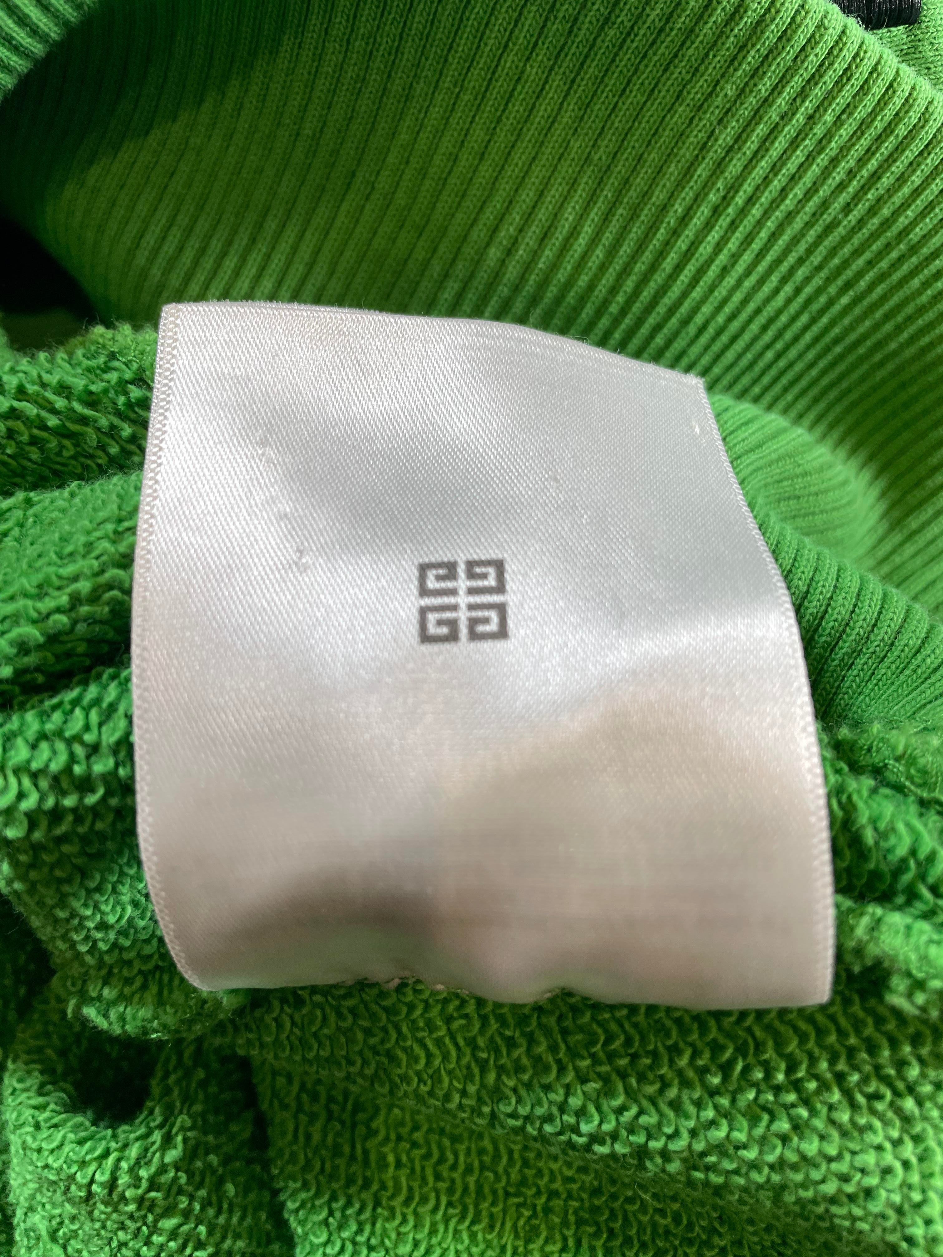 Givenchy Embroidered Green Hoodie