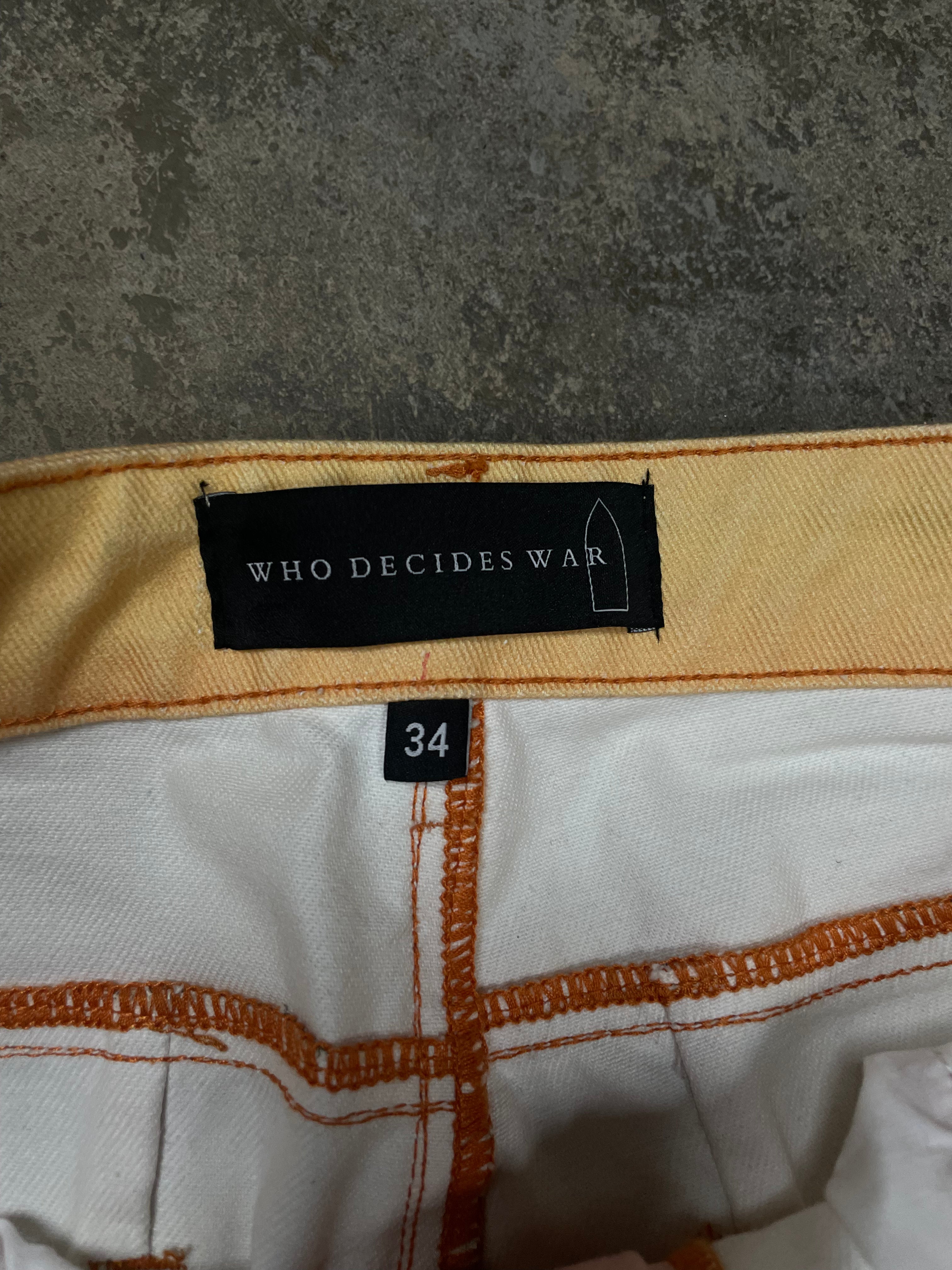 WDW Jeans Multi Color Used 34