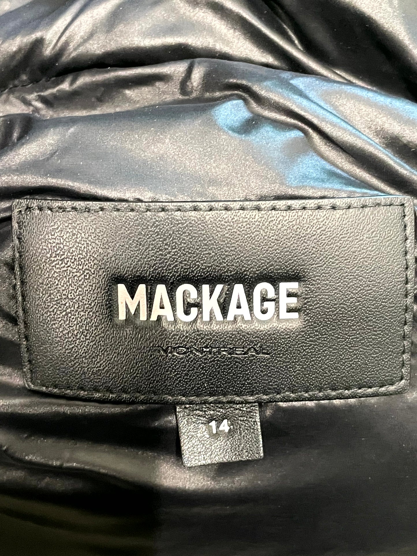 Mackage Puffer Black Jacket