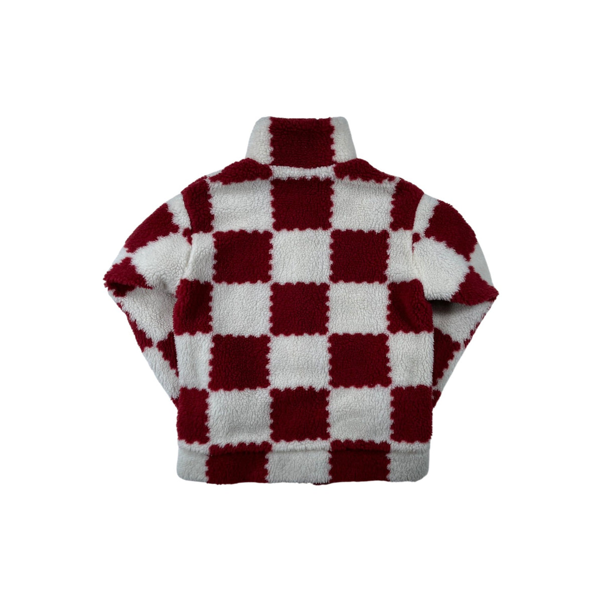Louis Vuitton Human Made Damier "Sherpa" Fleece Red Jacket