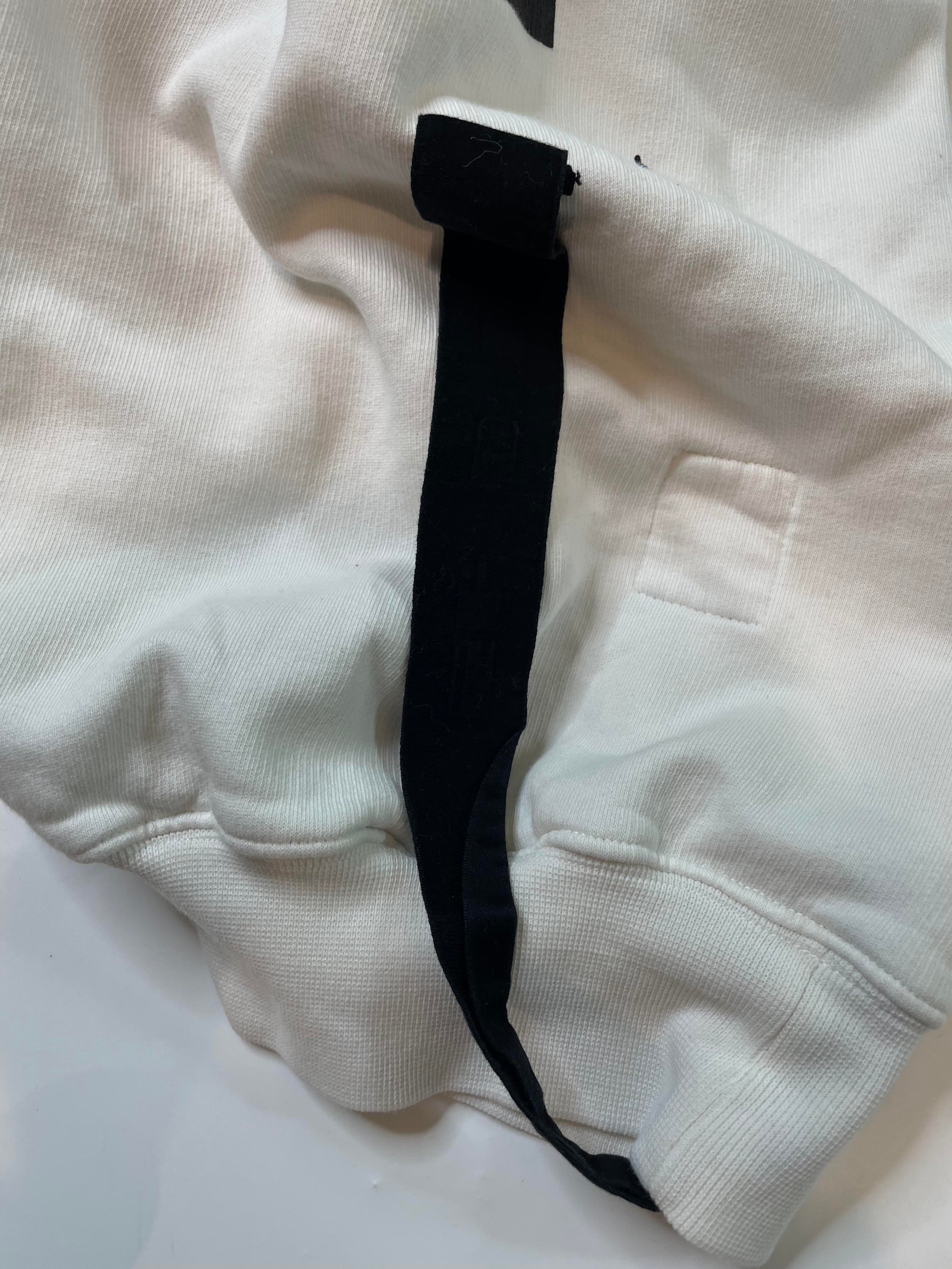 Rick Owens DRKSHDW White Hoodie