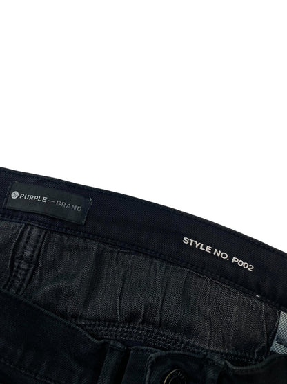 Purple Brand Black Paint Splatter Jeans