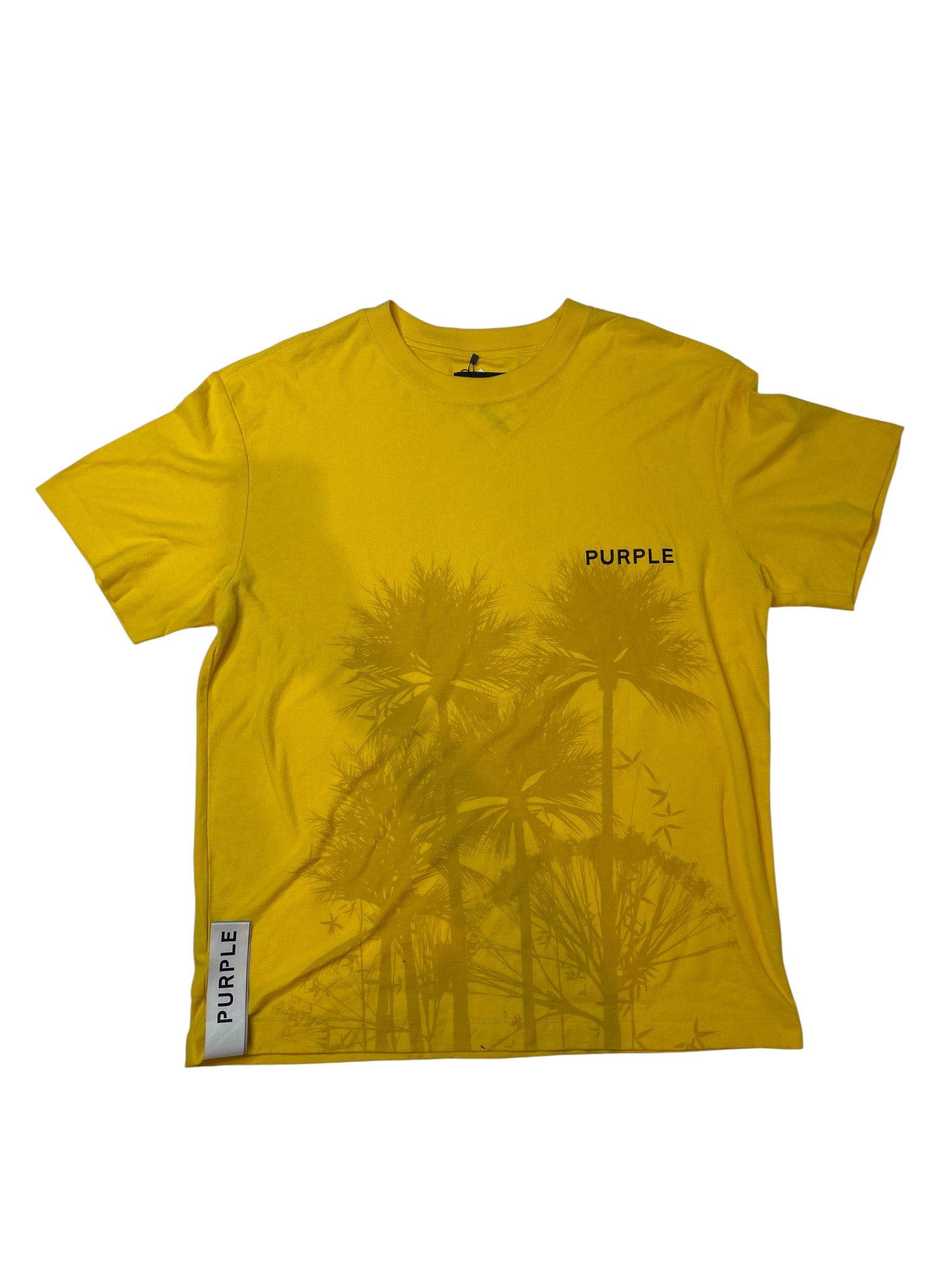 Purple Brand Yellow Tee