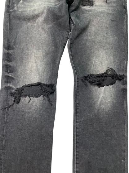 Purple Brand Stitches Grey Jeans