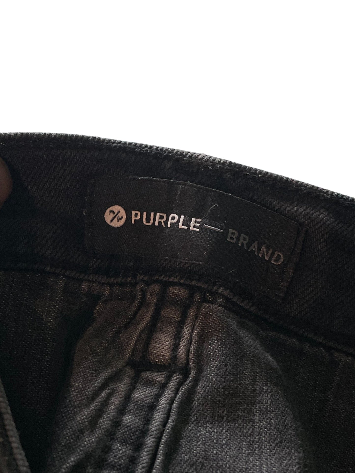 Purple Brand Stitches Grey Jeans
