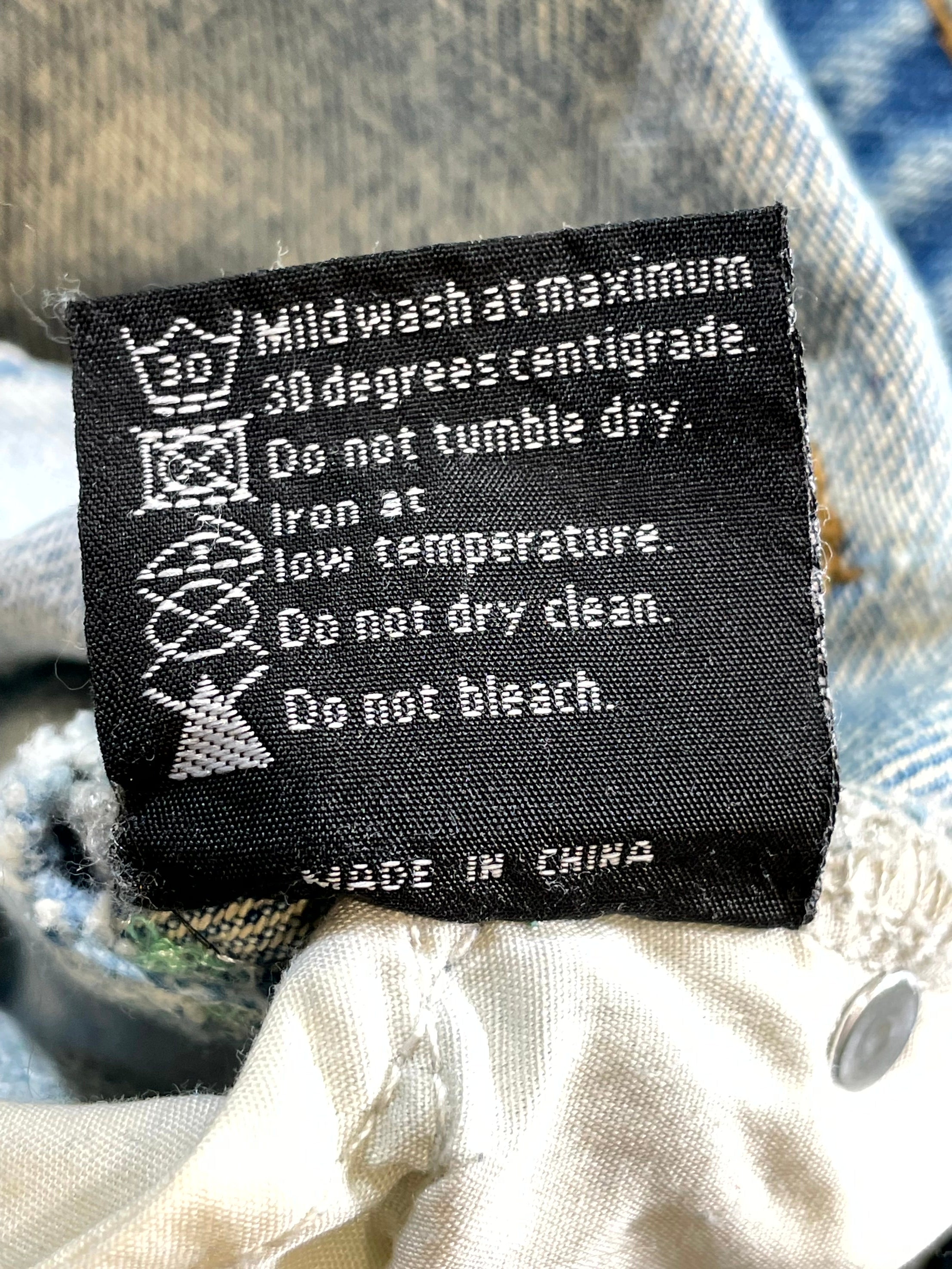 Who Decides War Side Embroidery Denim Multicolor Jeans