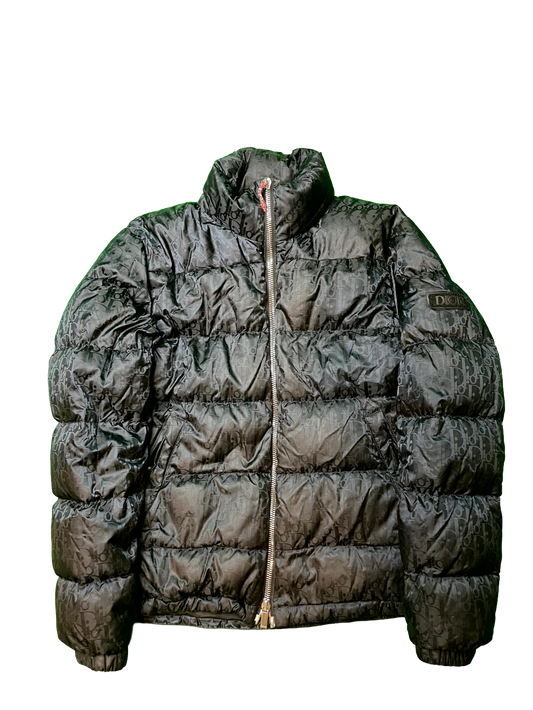 Dior Oblique Puffer Black Jacket
