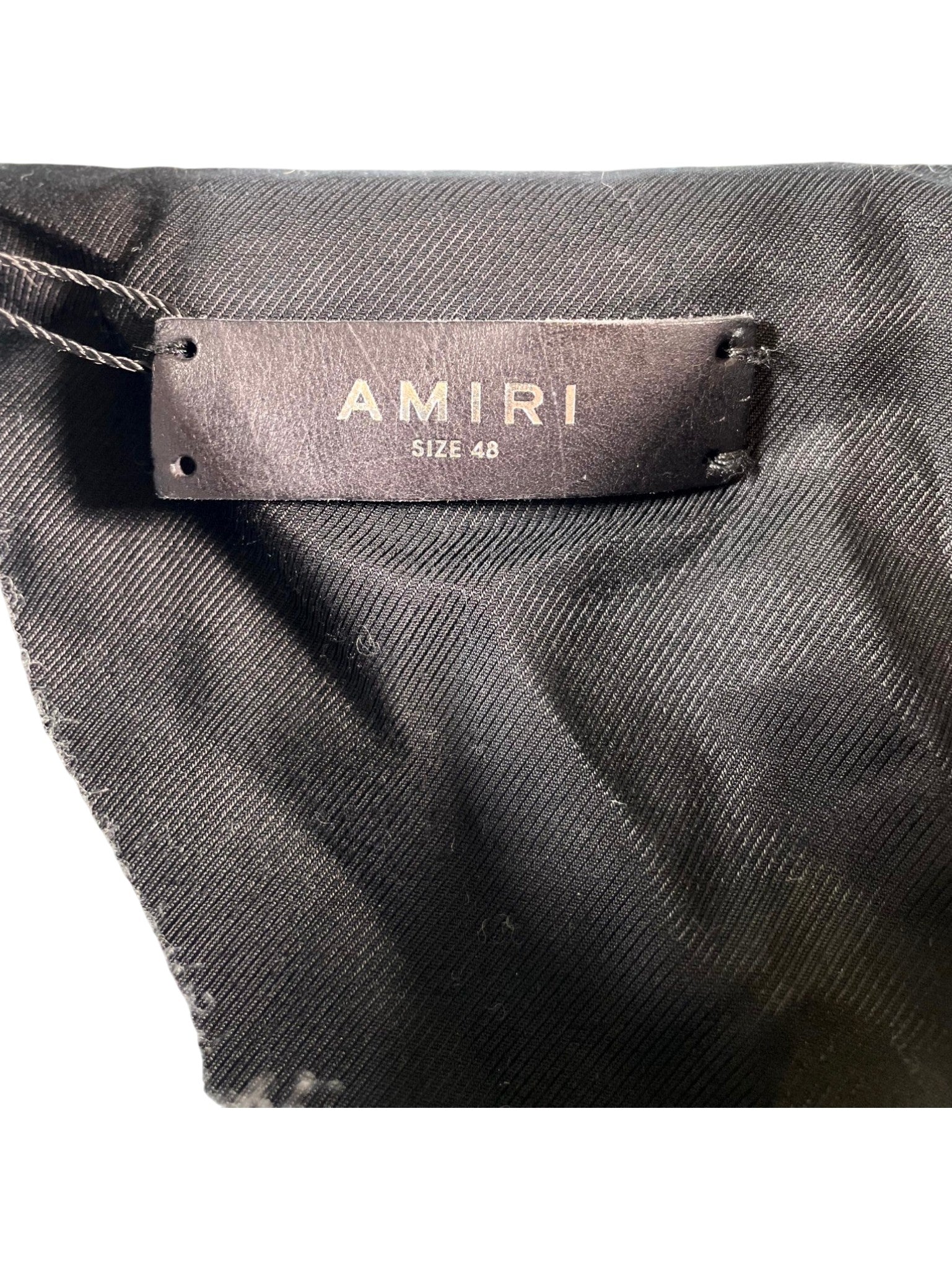 Amiri "Bone Varsity" Baby Blue Jacket