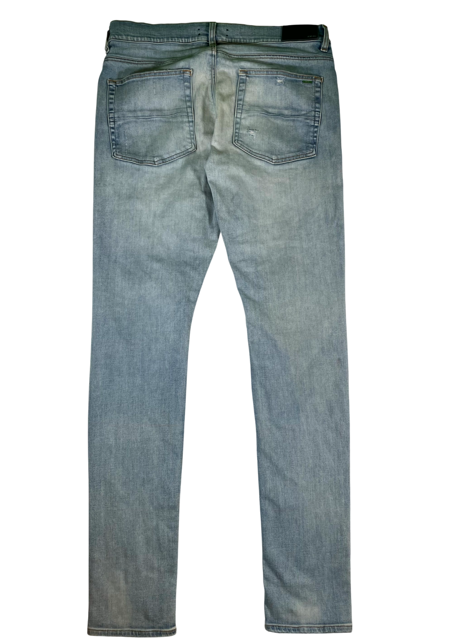 Amiri MX1 Patch Light Wash & Yellow Jeans