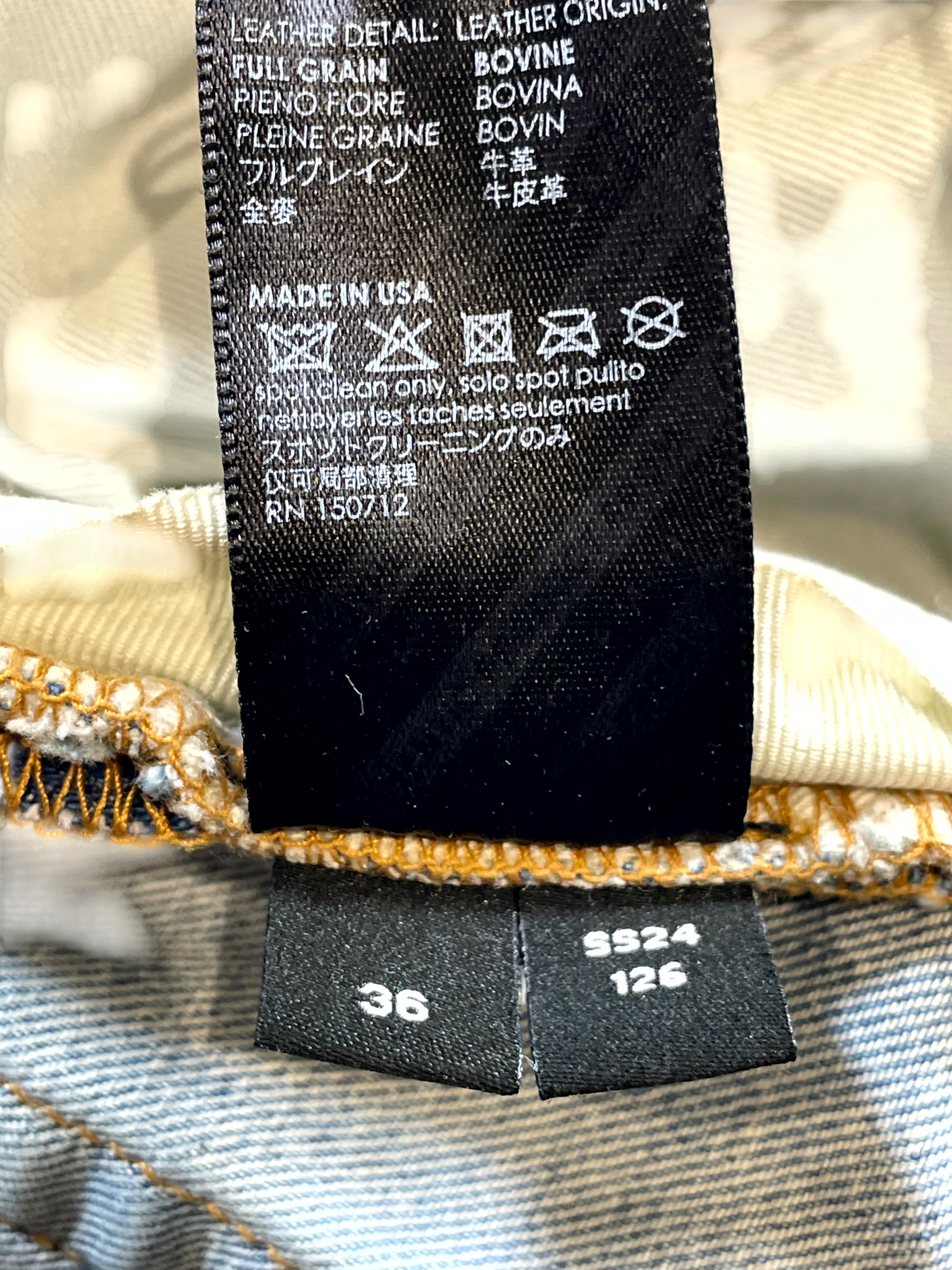 Amiri MX1 Patch Light Wash & Yellow Jeans