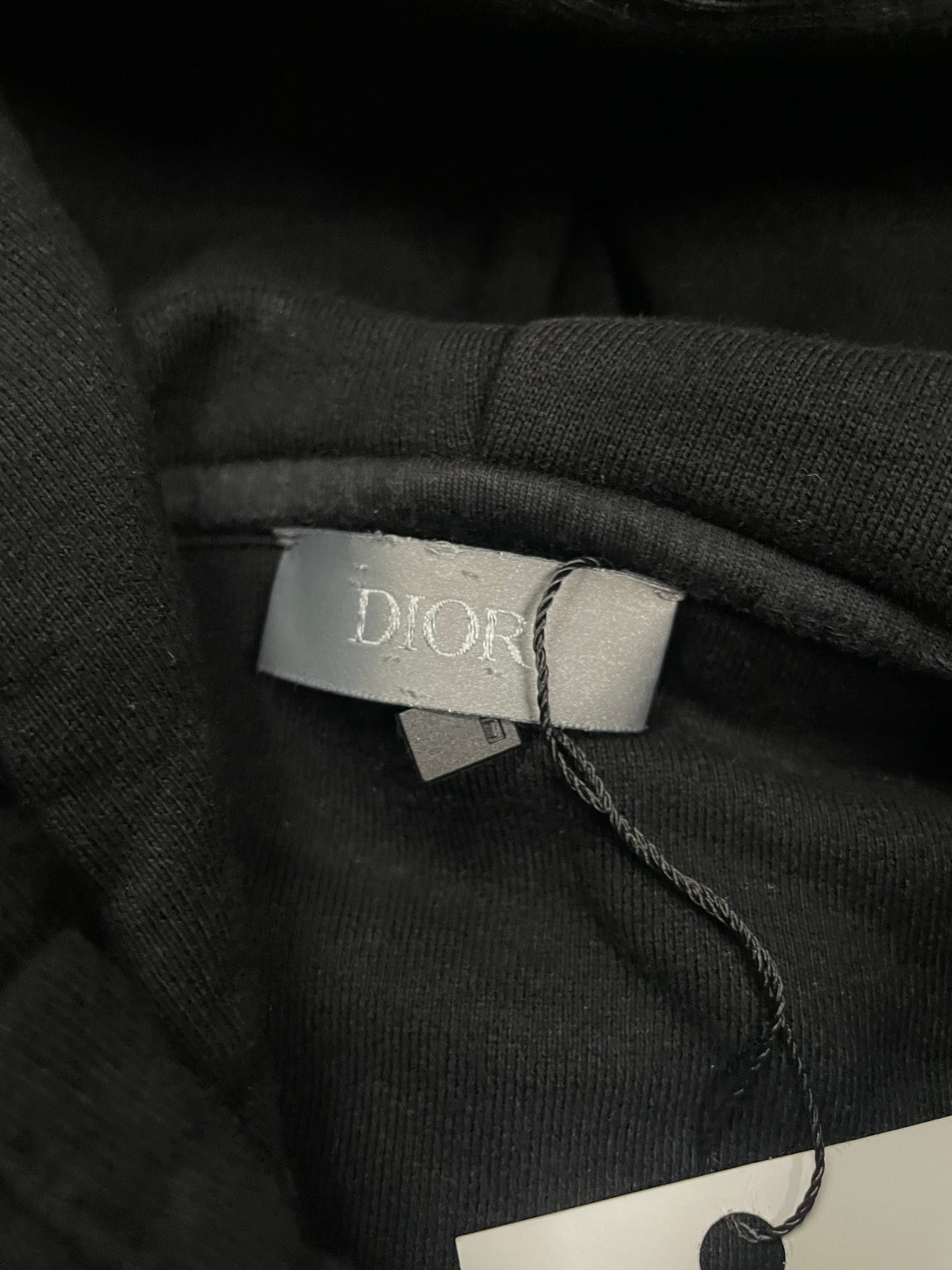 Dior Hoodie Black Side Logo Used XS