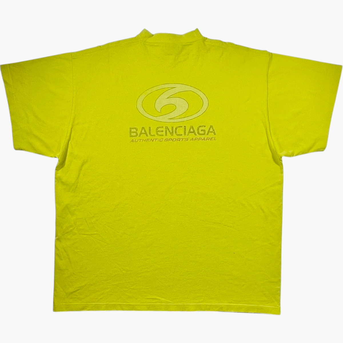 Balenciaga Darkwave Yellow Tee
