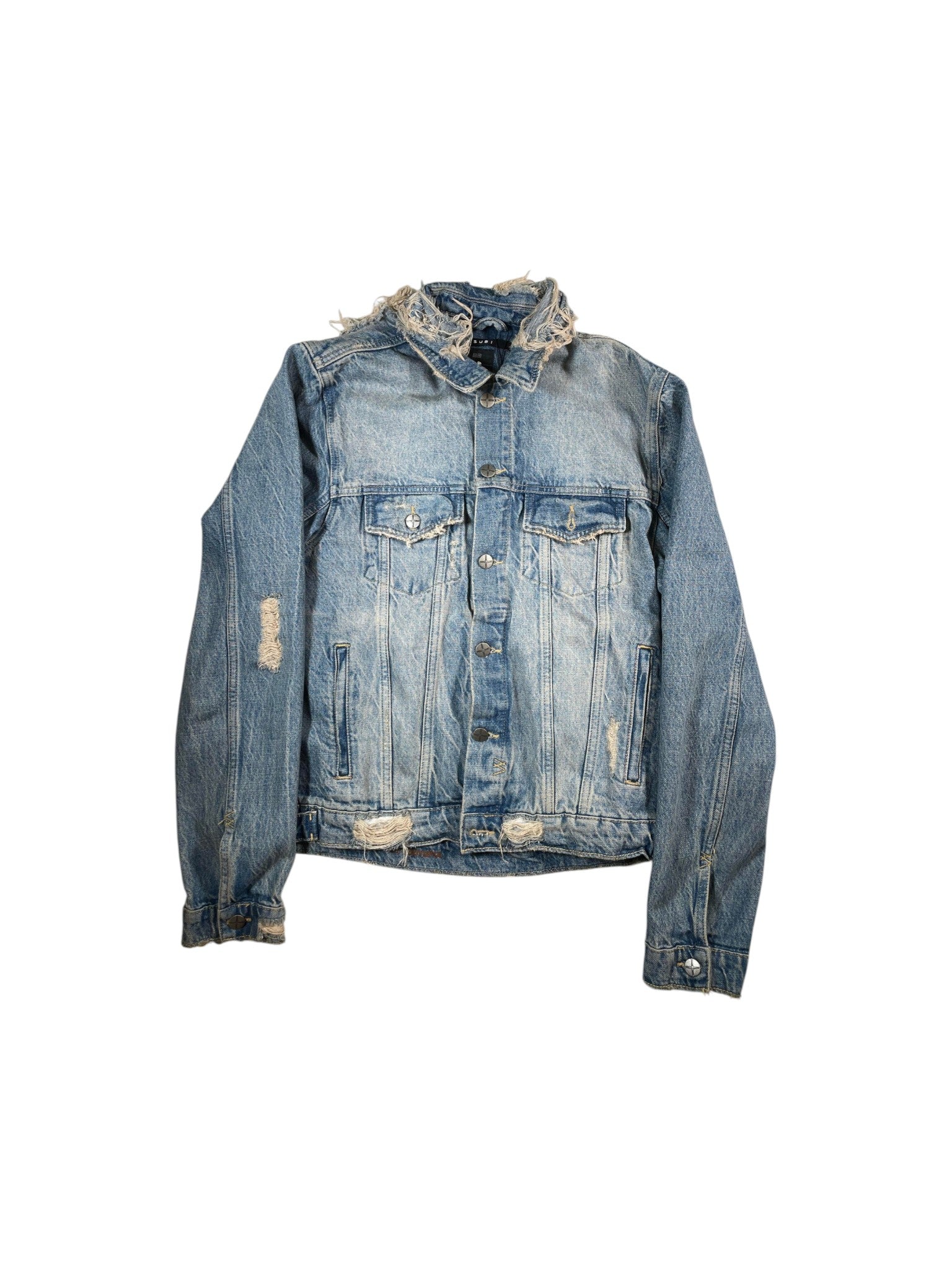Ksubi Distressed Denim Jacket