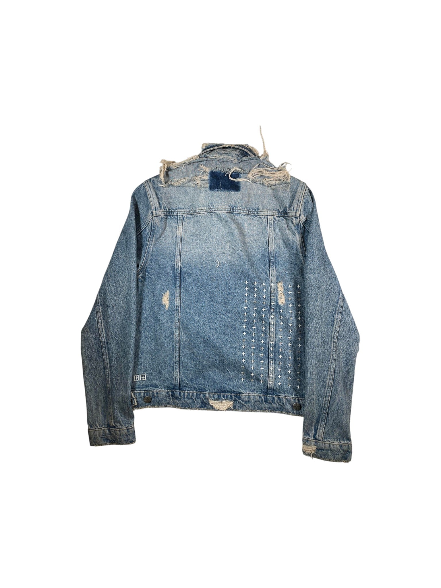 Ksubi Distressed Denim Jacket