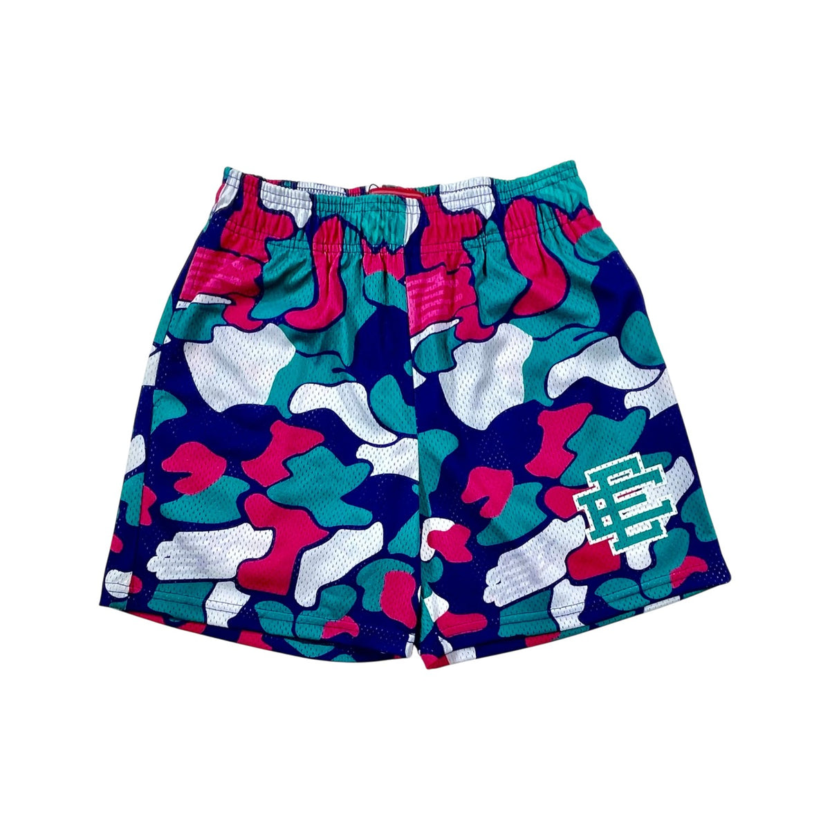 Eric Emanuel Camo Blue & Pink Shorts