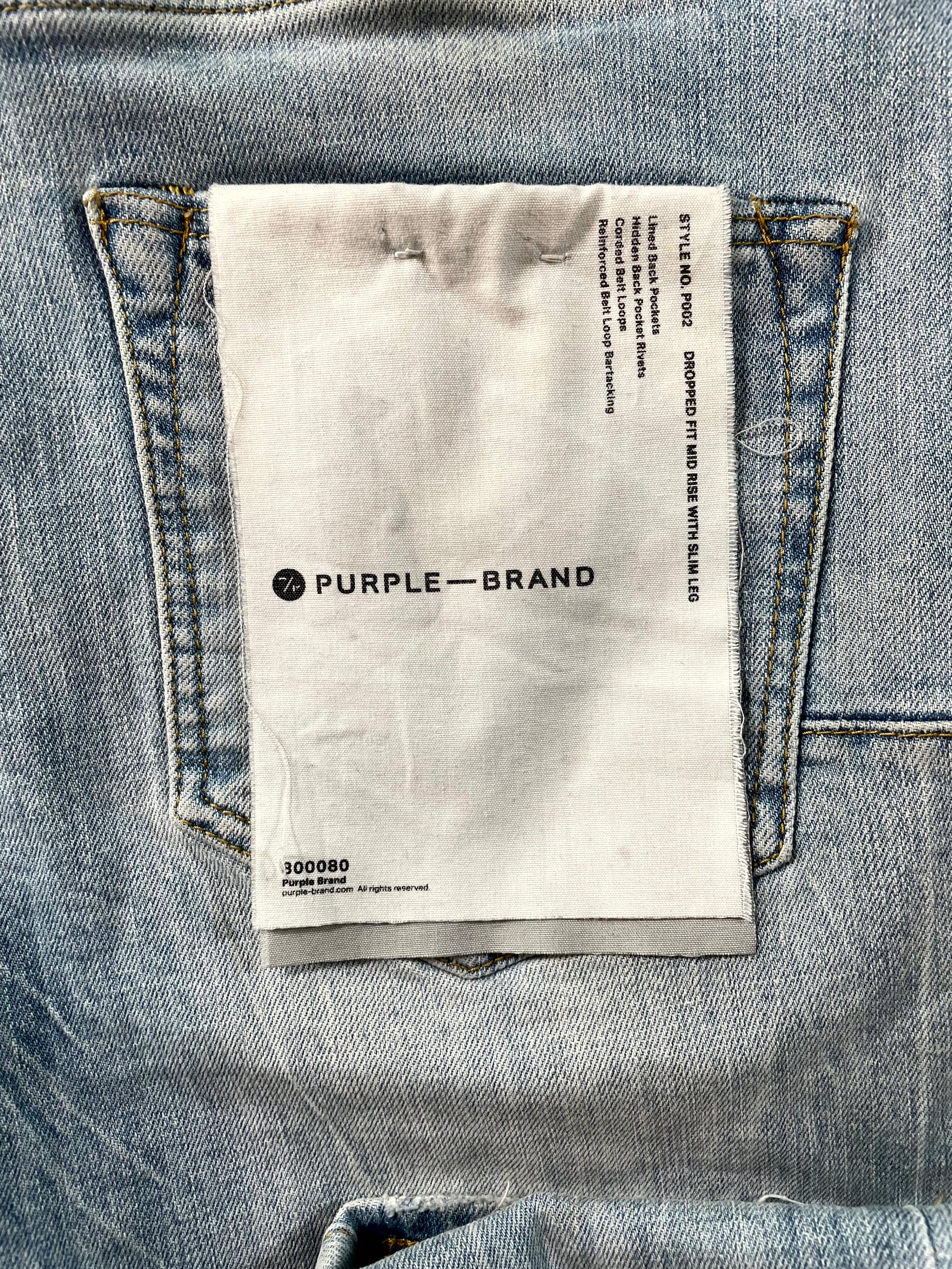Purple Brand Light Wash Jeans