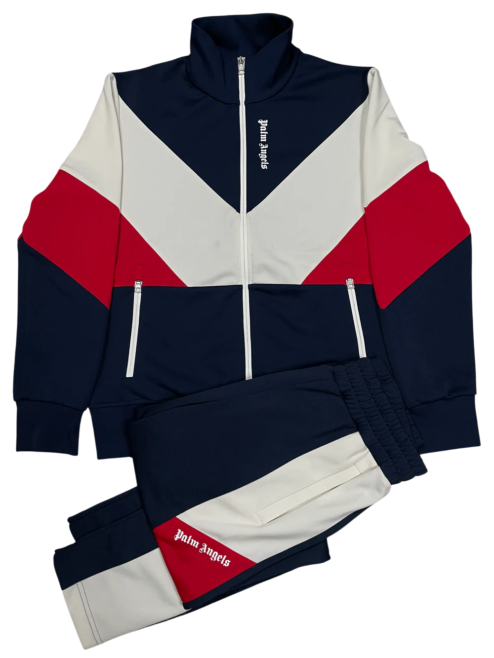 Palm Angel Navy, Red & White Tracksuit