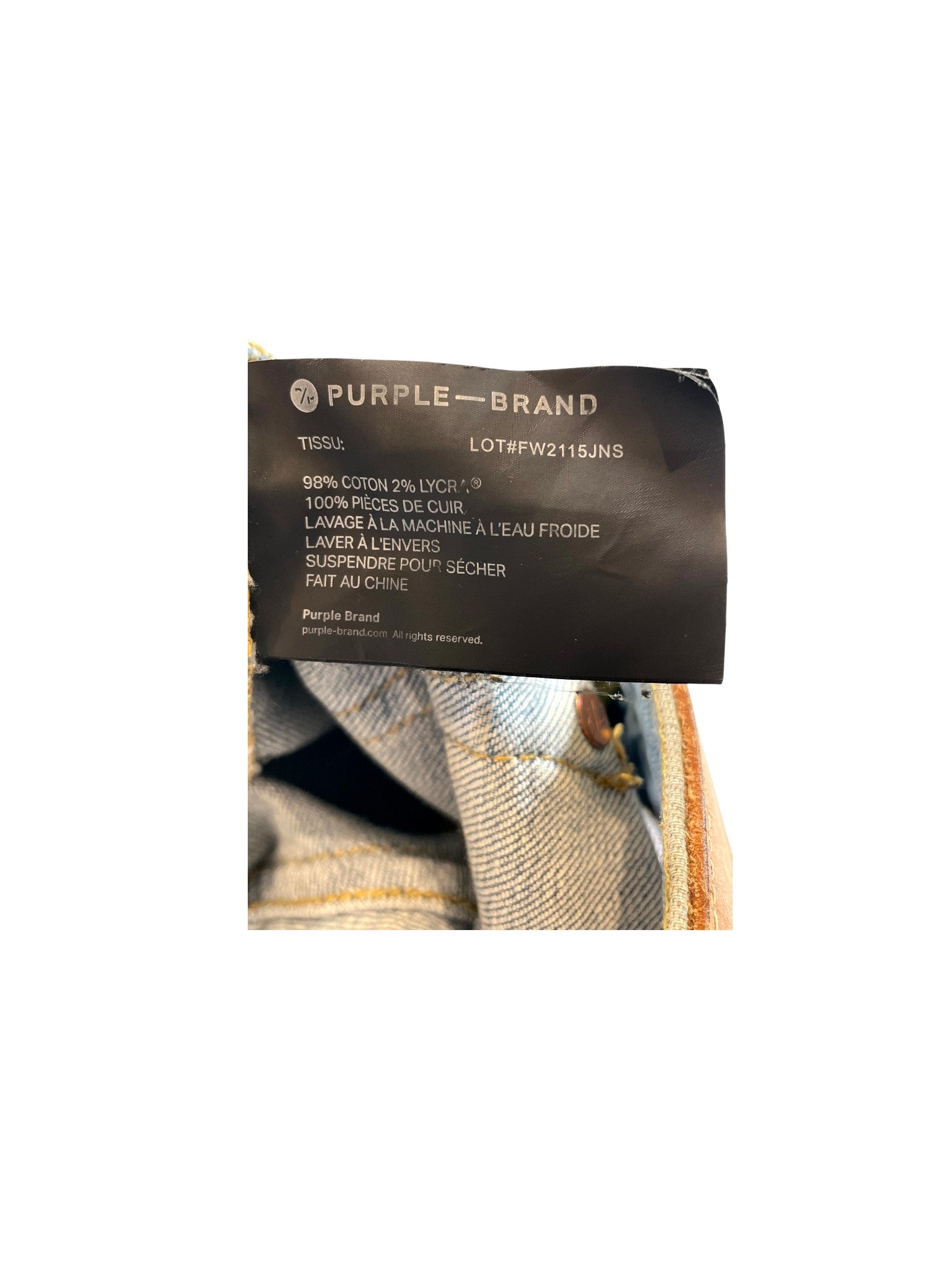 Purple Brand Light Wash Jeans