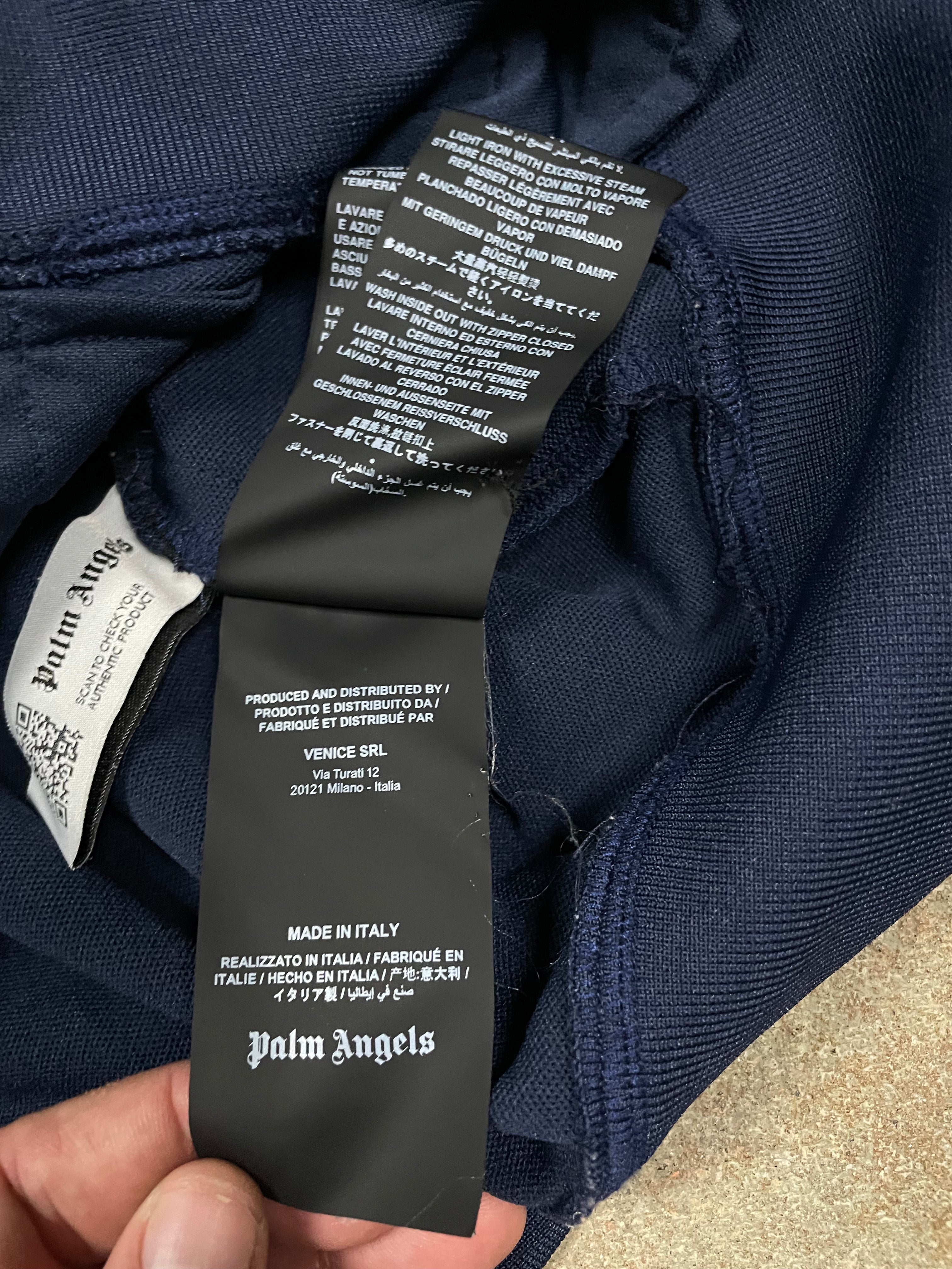 Palm Angel Tracksuit Navy Red White Used Large (Medium Pants)