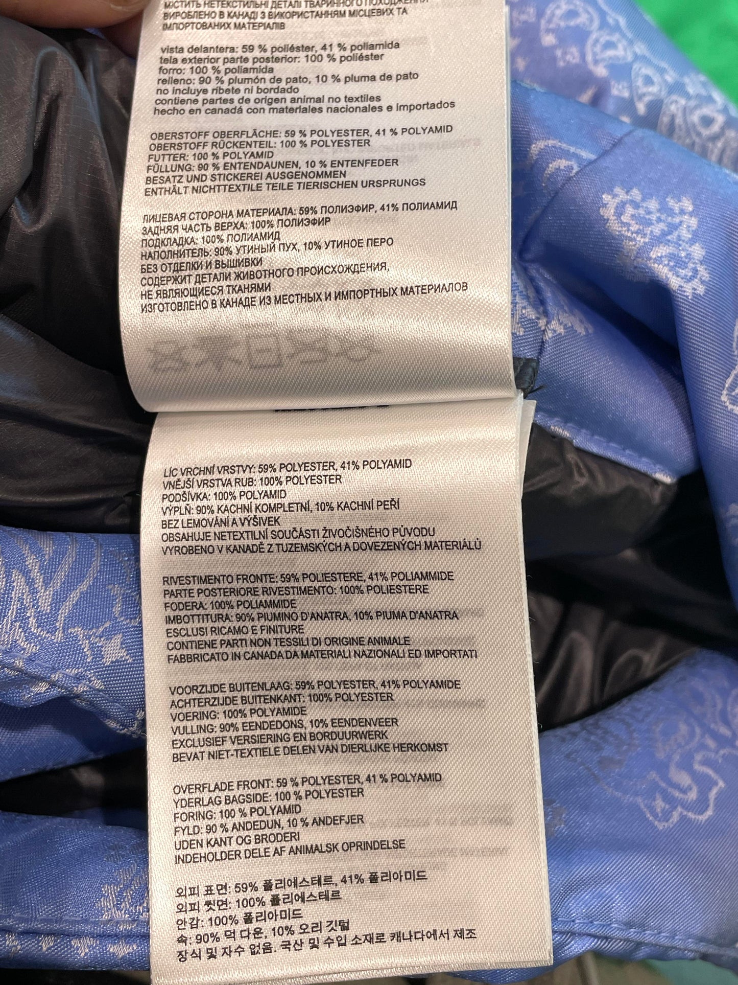 Canada Goose Bandana Puffer Baby Blue Vest