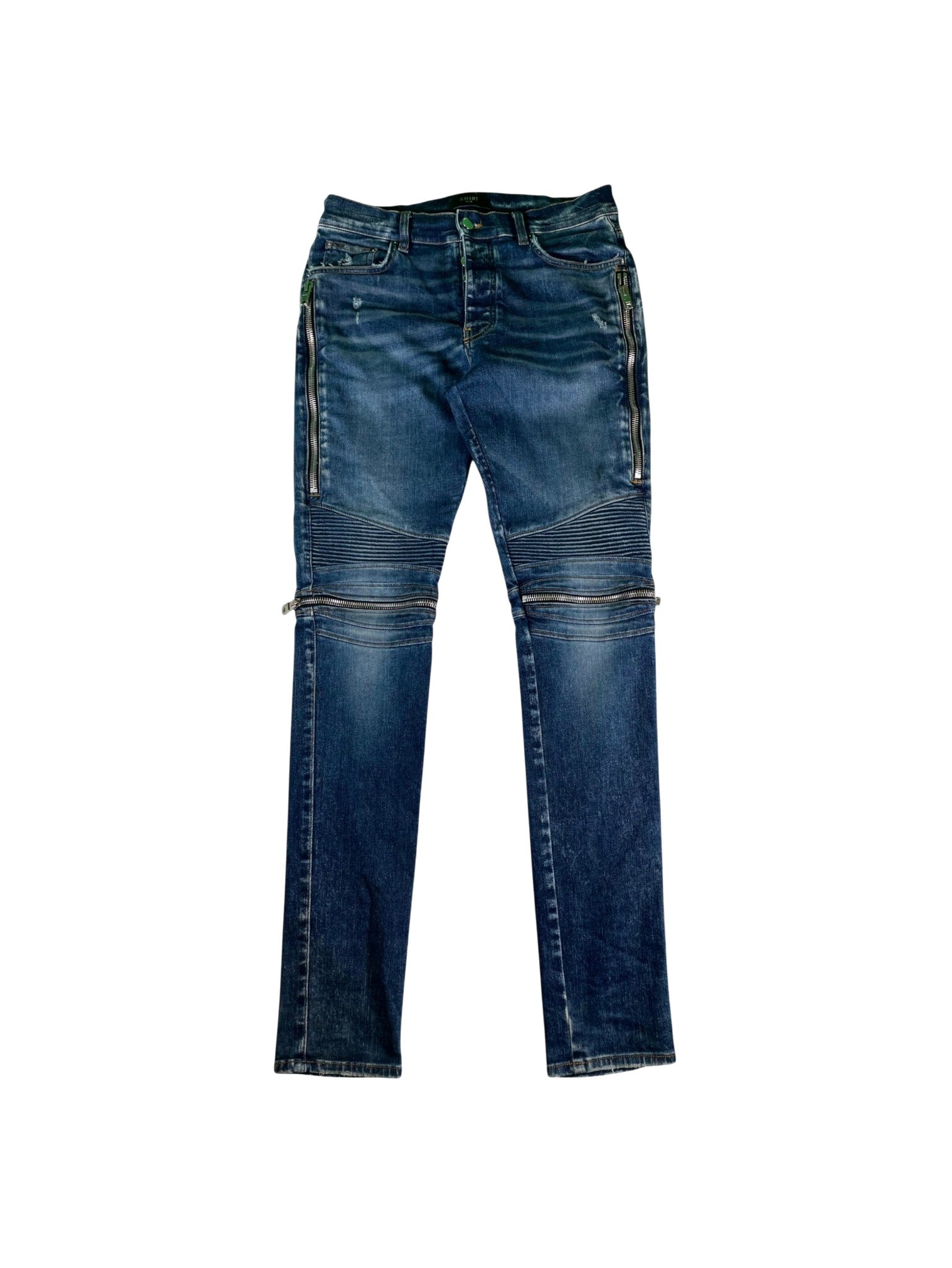Amiri "Classic Denim Patch MX2" Deep Jeans
