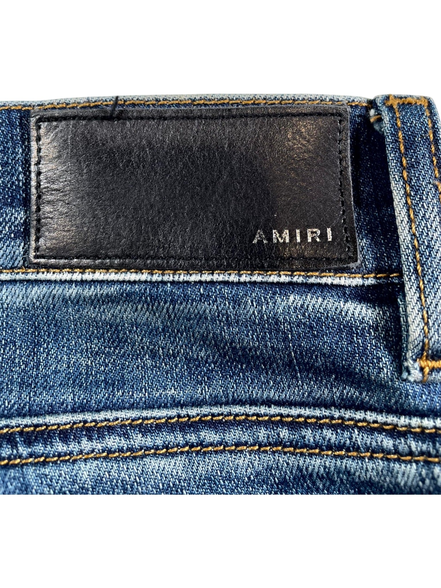 Amiri "Classic Denim Patch MX2" Deep Jeans