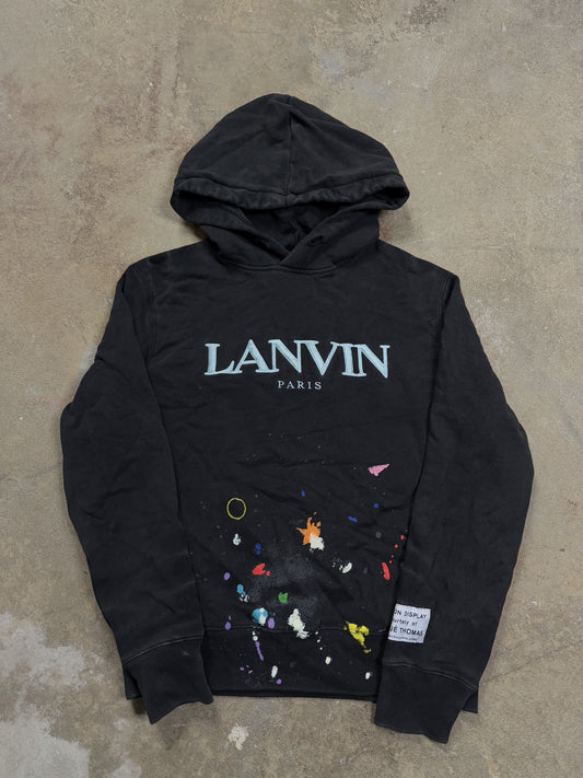 Gallery Dept Lanvin Splatter Hoodie Black Used XS