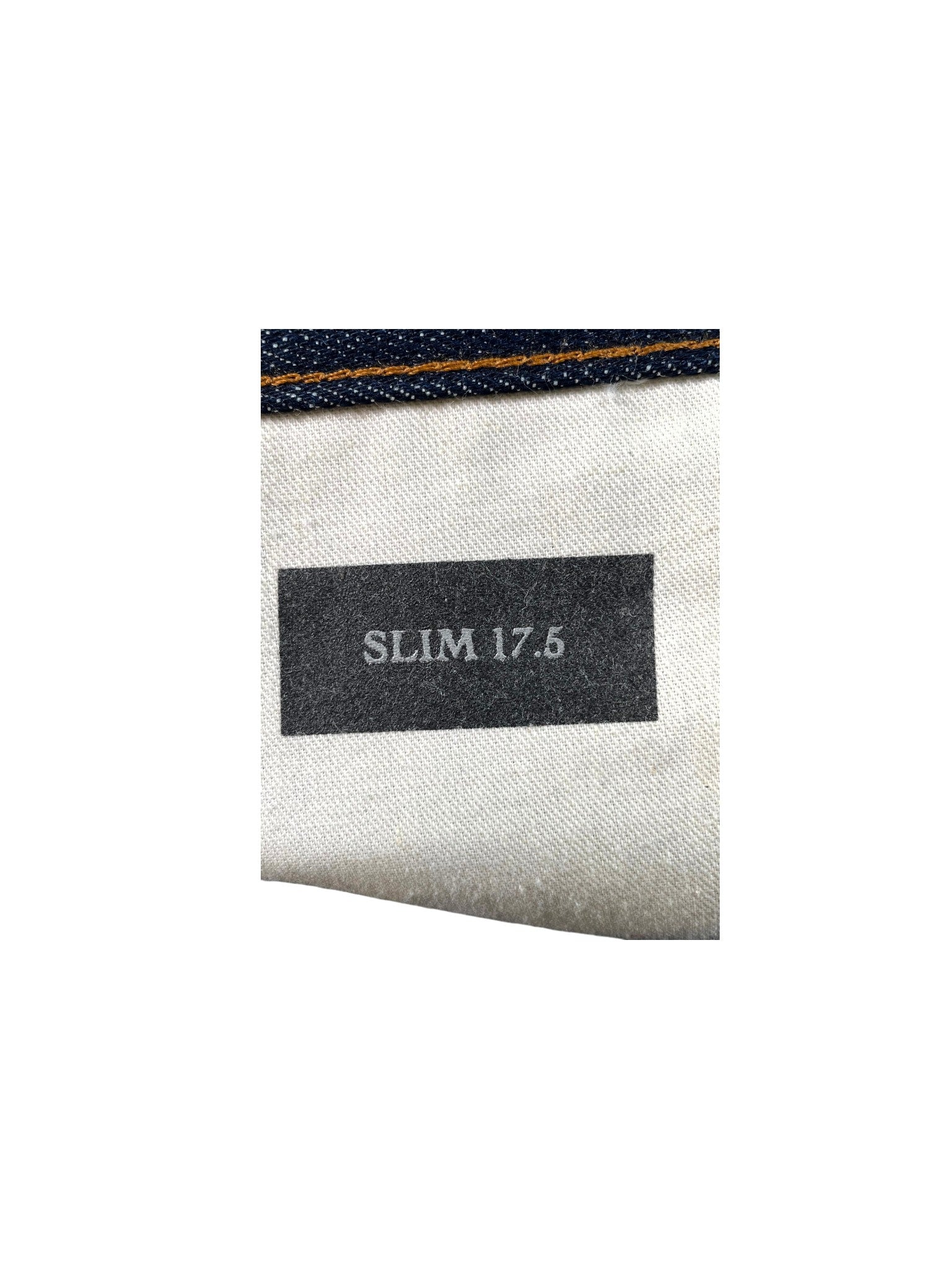 Dior "Selvedge Cuff Logo" Navy Jeans
