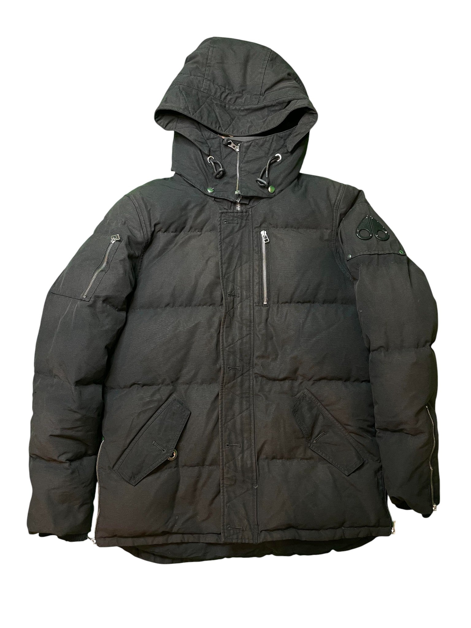 Moose Knuckles 3Q Black & Black Fur