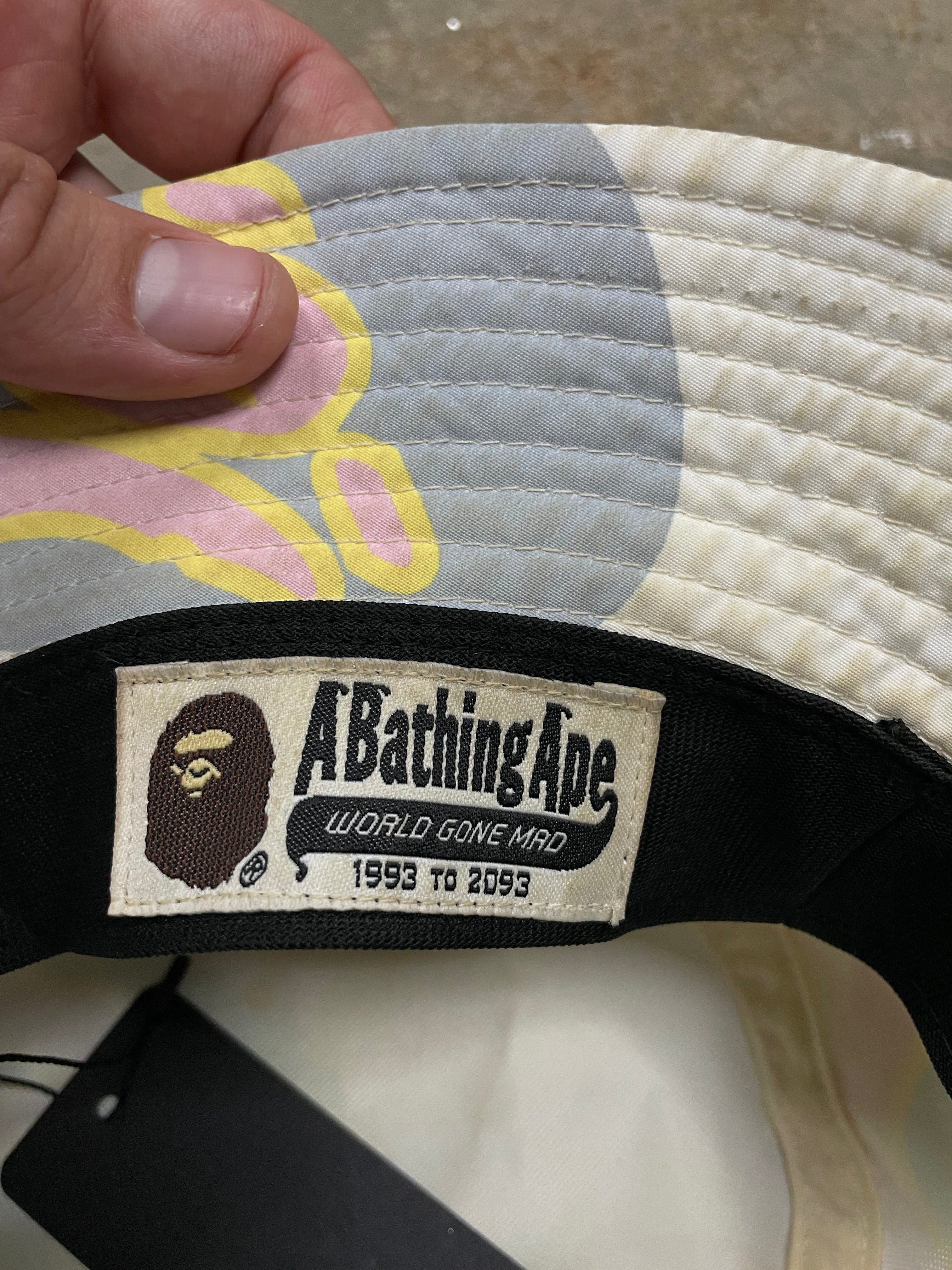 BAPE Bucket Pink & Multicolor Hat