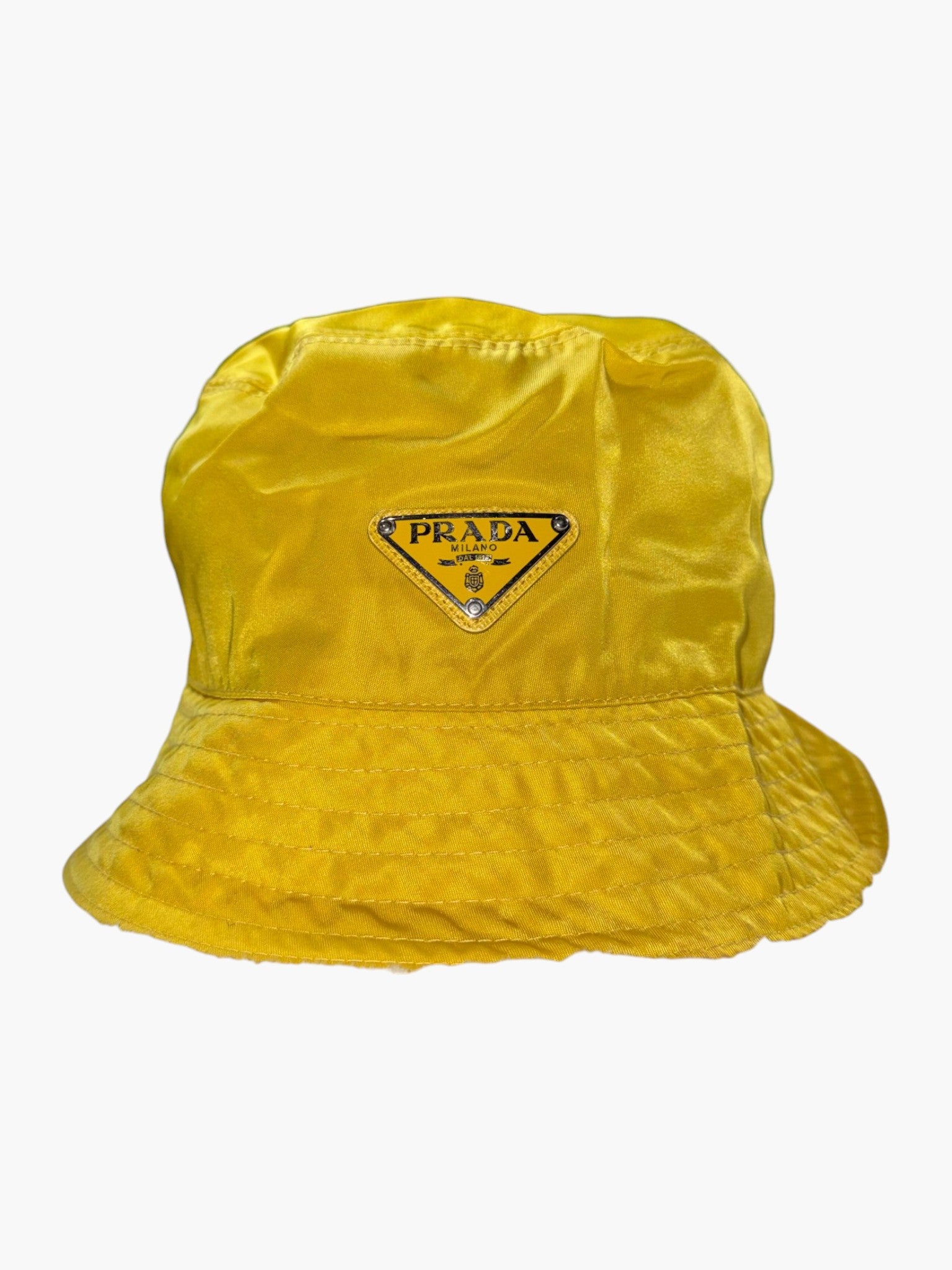Prada Yellow Bucket Hat