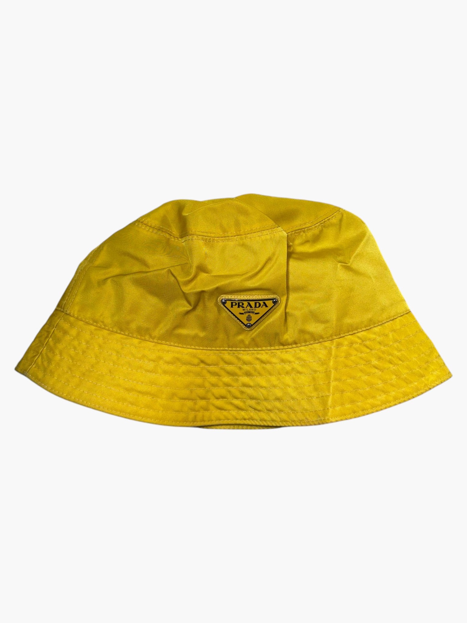 Prada Yellow Bucket Hat