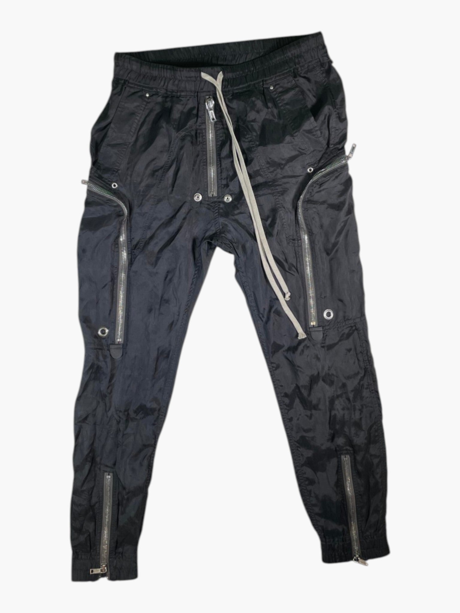 Rick Owens Bauhaus Nylon Black Cargos