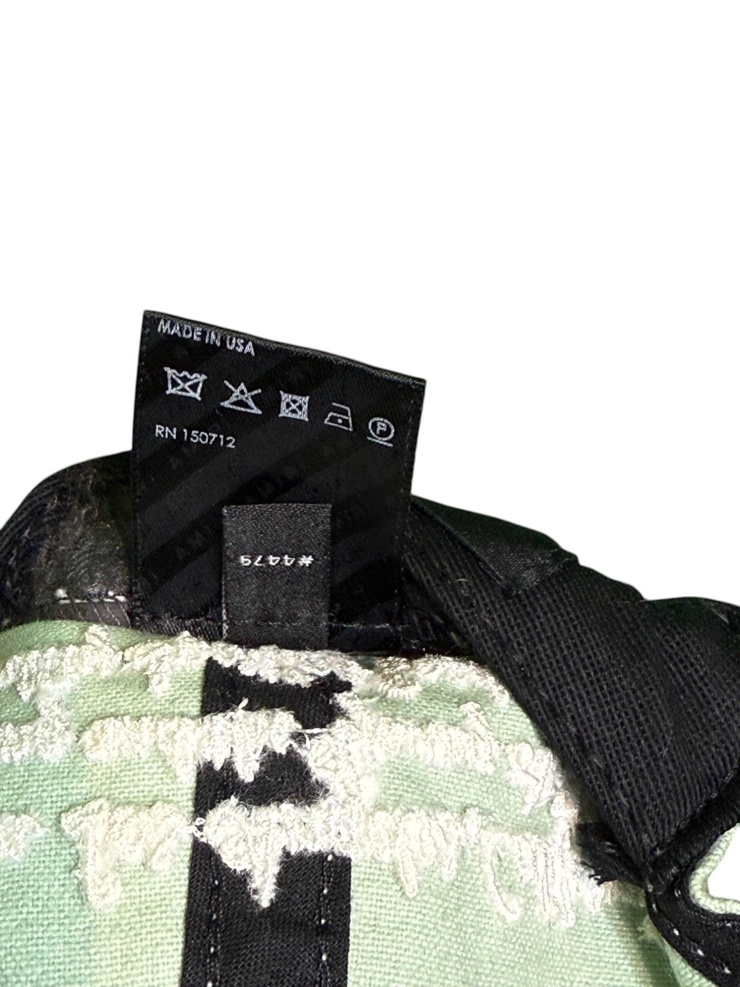 Amiri MA Fuzz Lime Hat