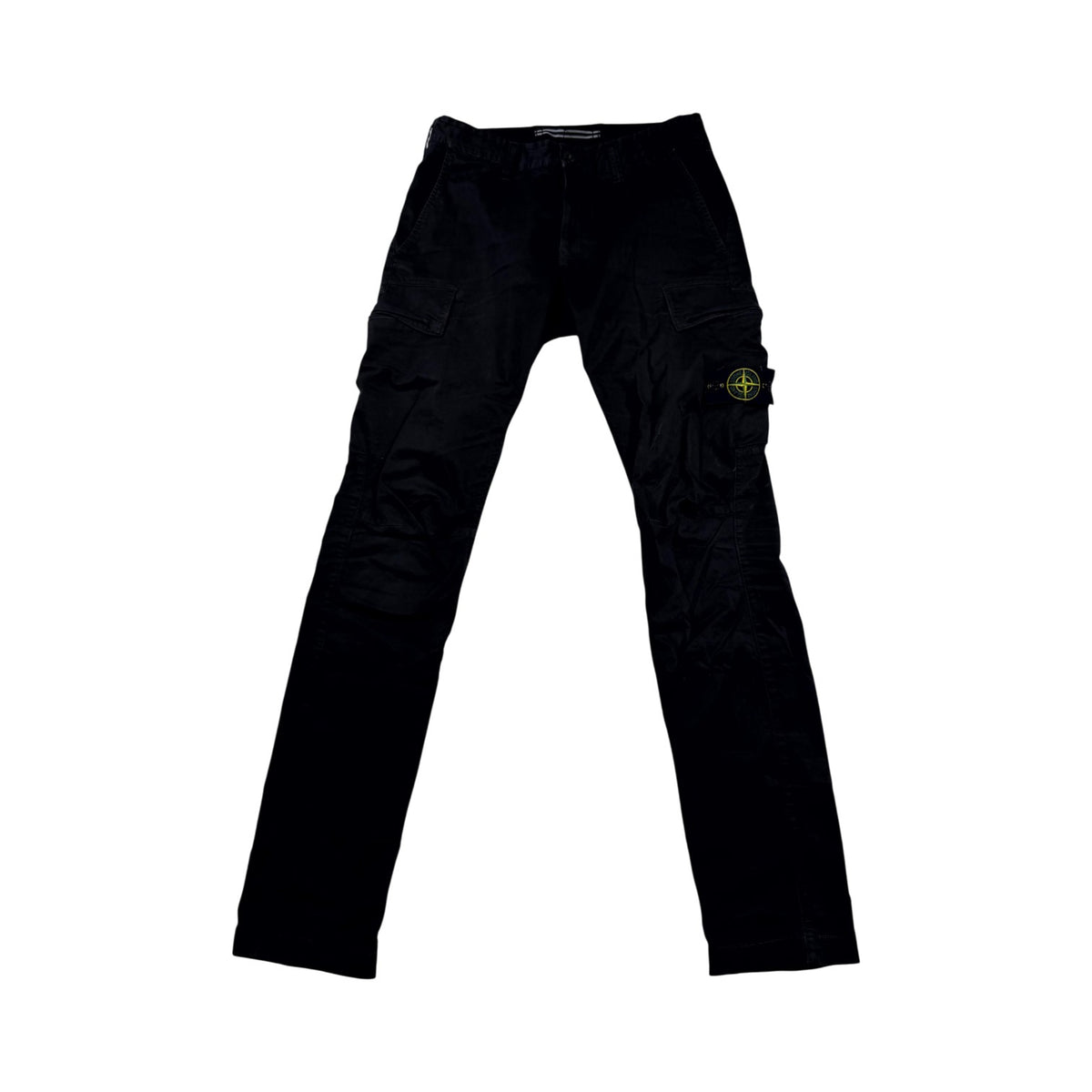 Stone Island Patch Black Cargo Pants