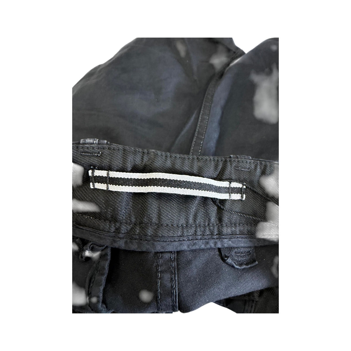Stone Island Patch Black Cargo Pants