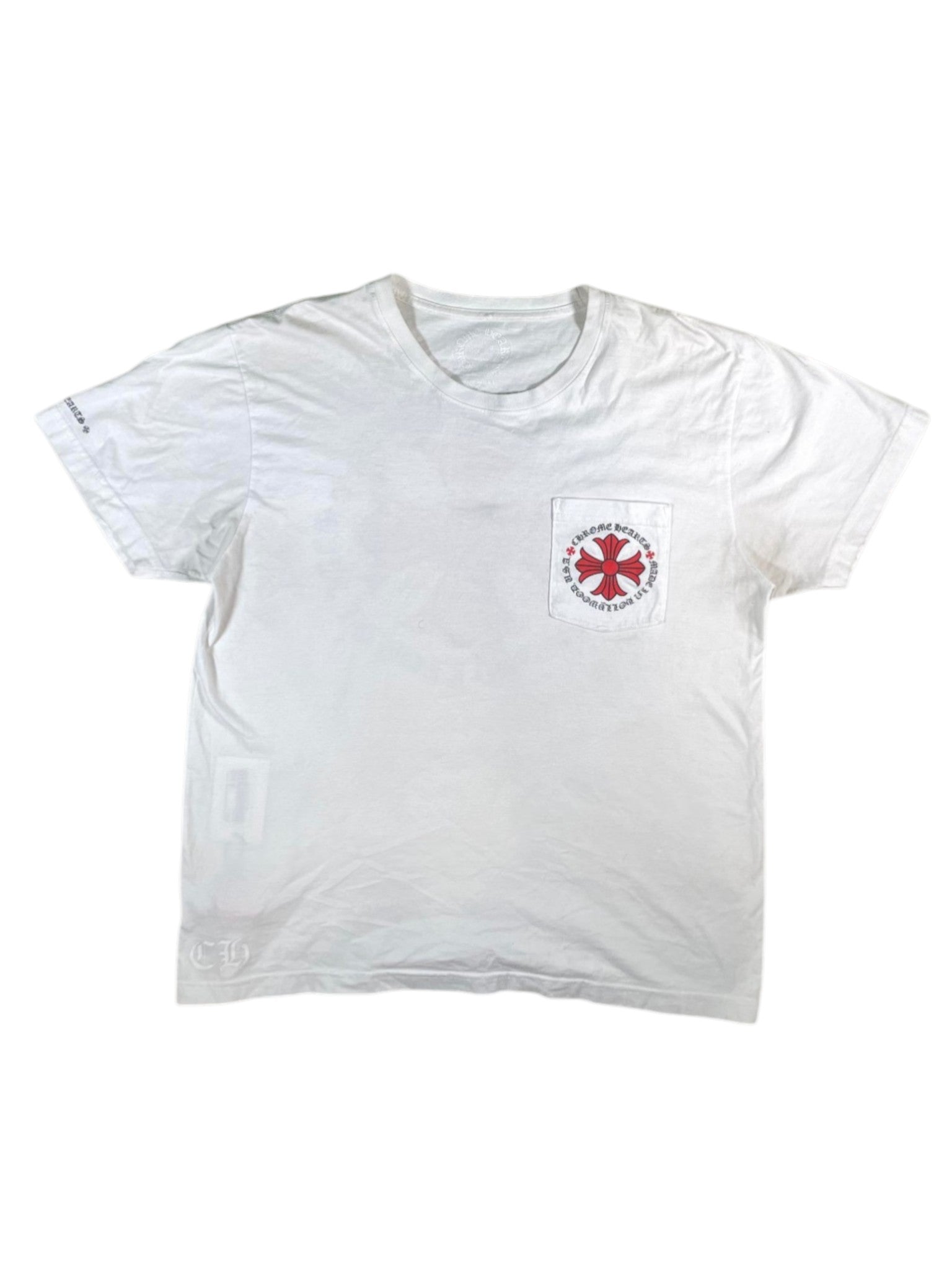 Chrome Hearts Red Hollywood Plus White  Tee