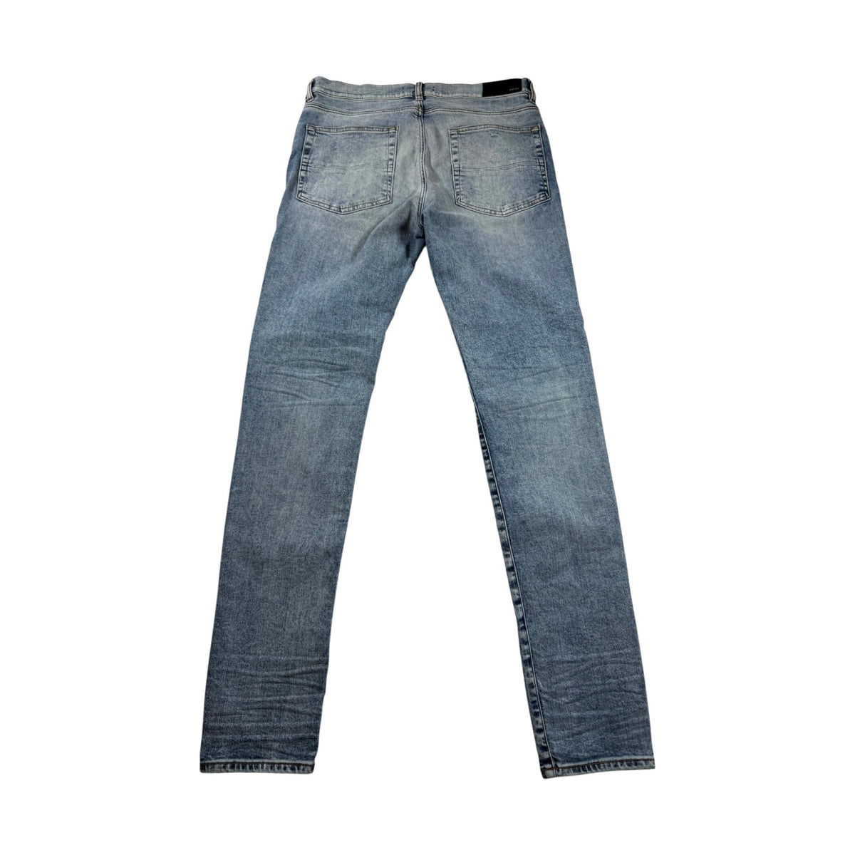 Amiri "MX1" Aqua Patch Light Wash Jeans