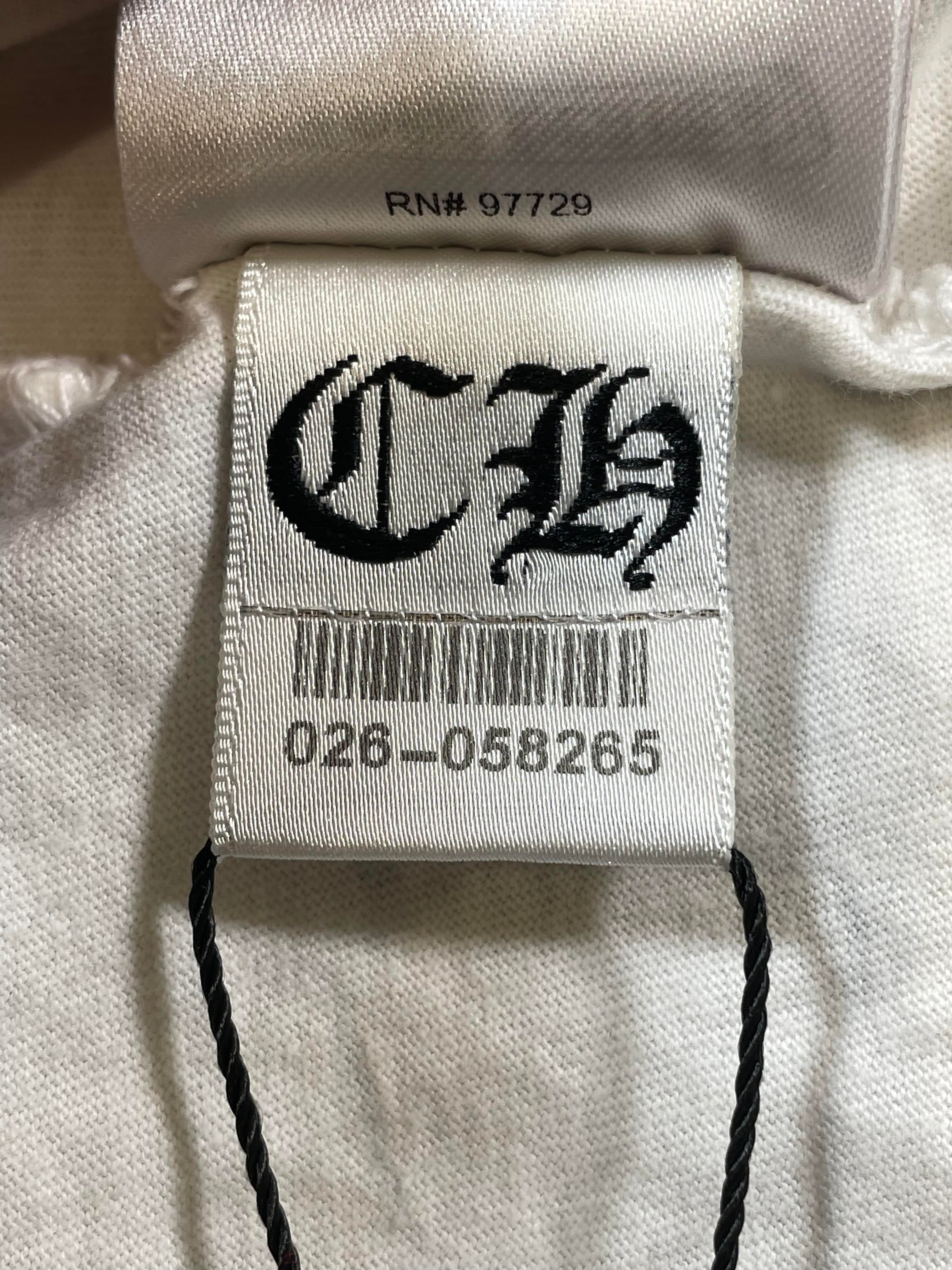 Chrome Hearts Red Hollywood Plus White  Tee