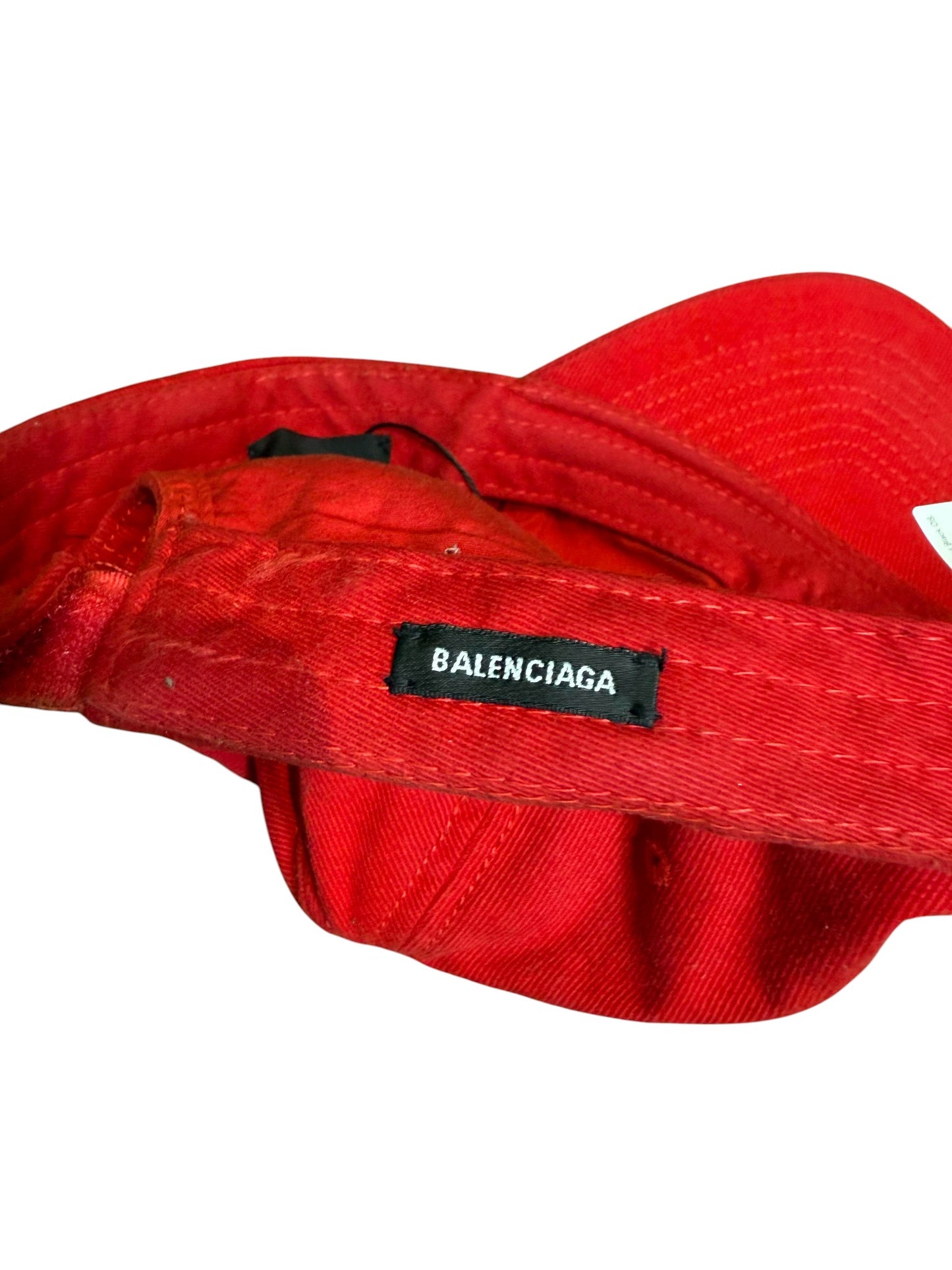 Balenciaga BB Mode Dad Red & Black Cap