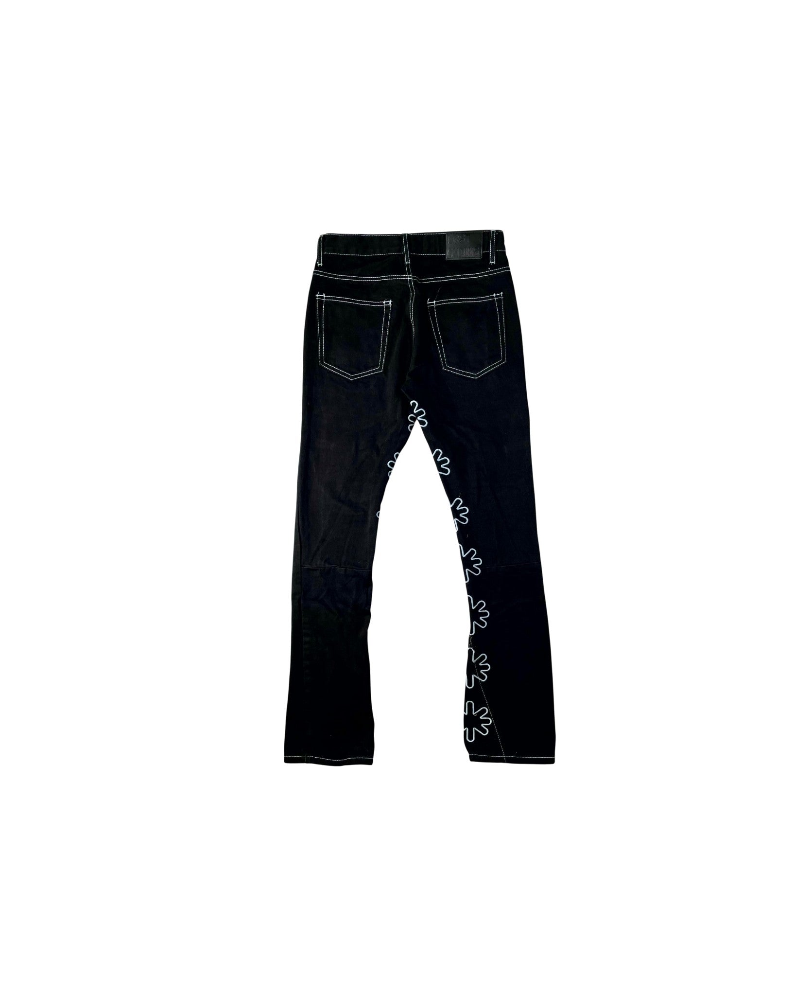 LOST SHDWS Outline Black & Baby Blue Jeans