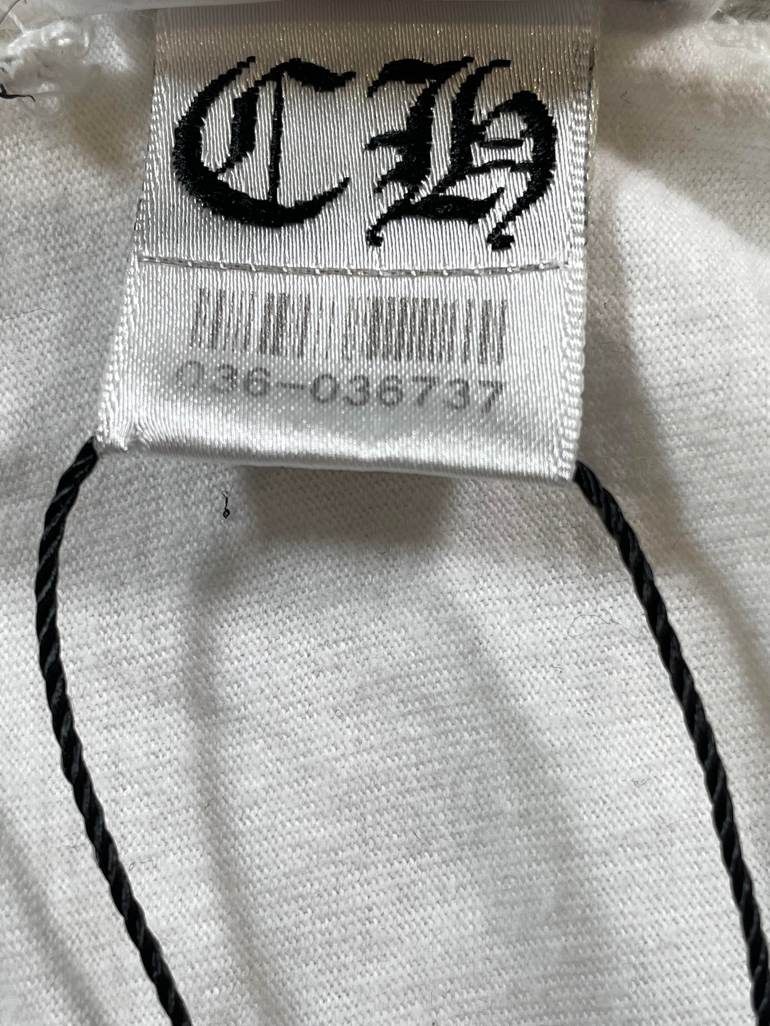 Chrome Hearts Scroll Logo White Tee
